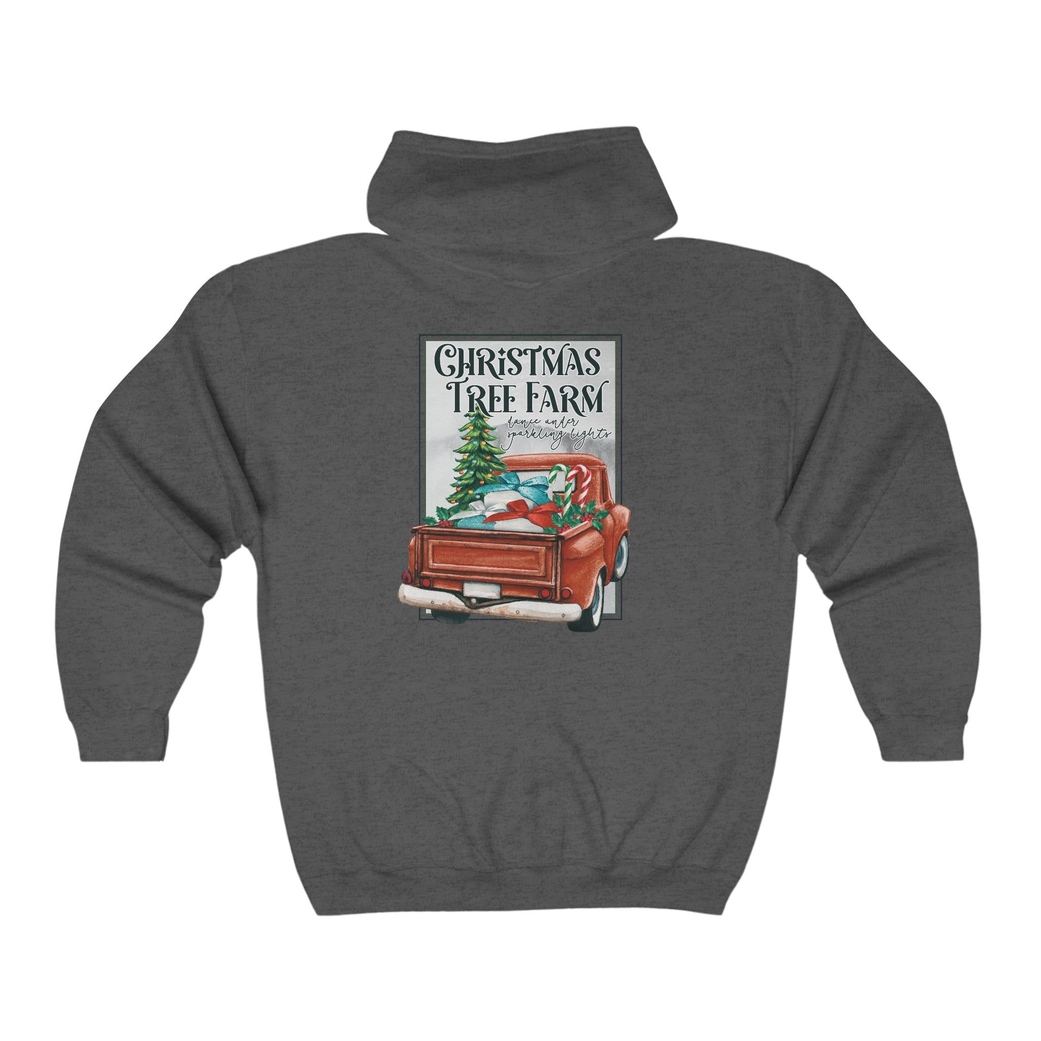 Christmas Tree Farm Zip Hoodie sold by Rose Blush Studio product image thumbnail 5