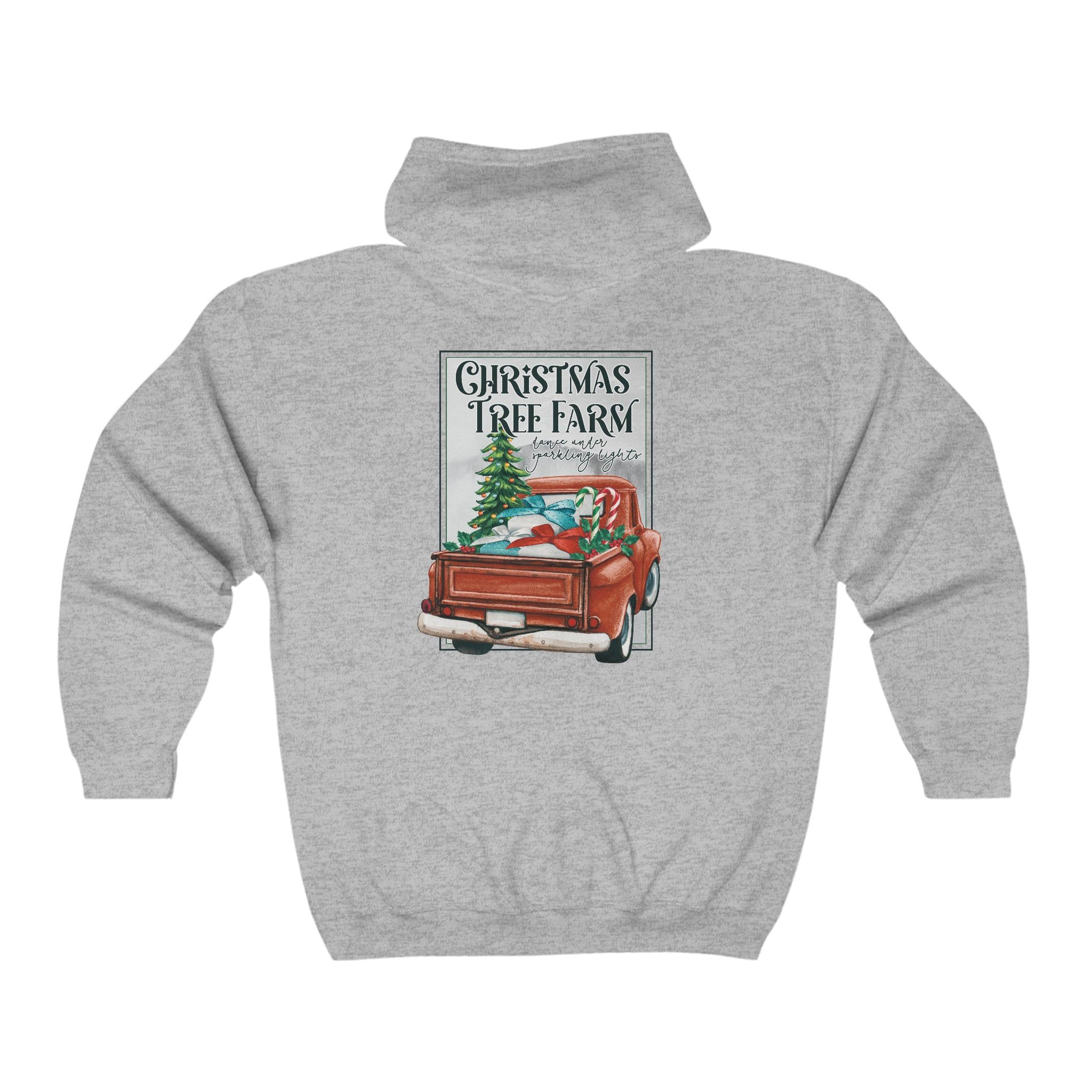 Christmas Tree Farm Zip Hoodie sold by Rose Blush Studio product image thumbnail 3