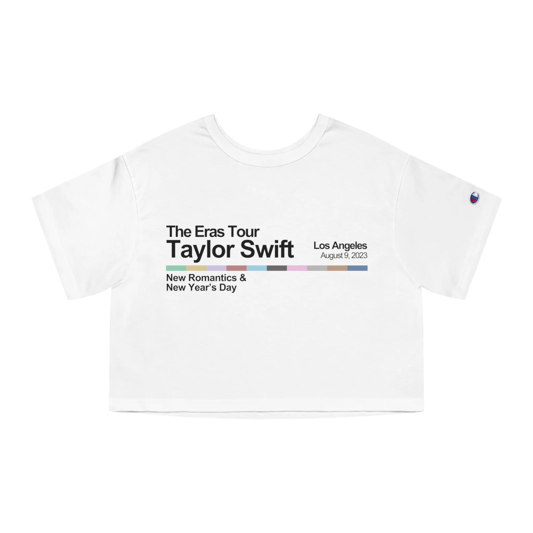 Los Angeles Night 6 Cropped T-Shirt sold by Rose Blush Studio product image thumbnail 5