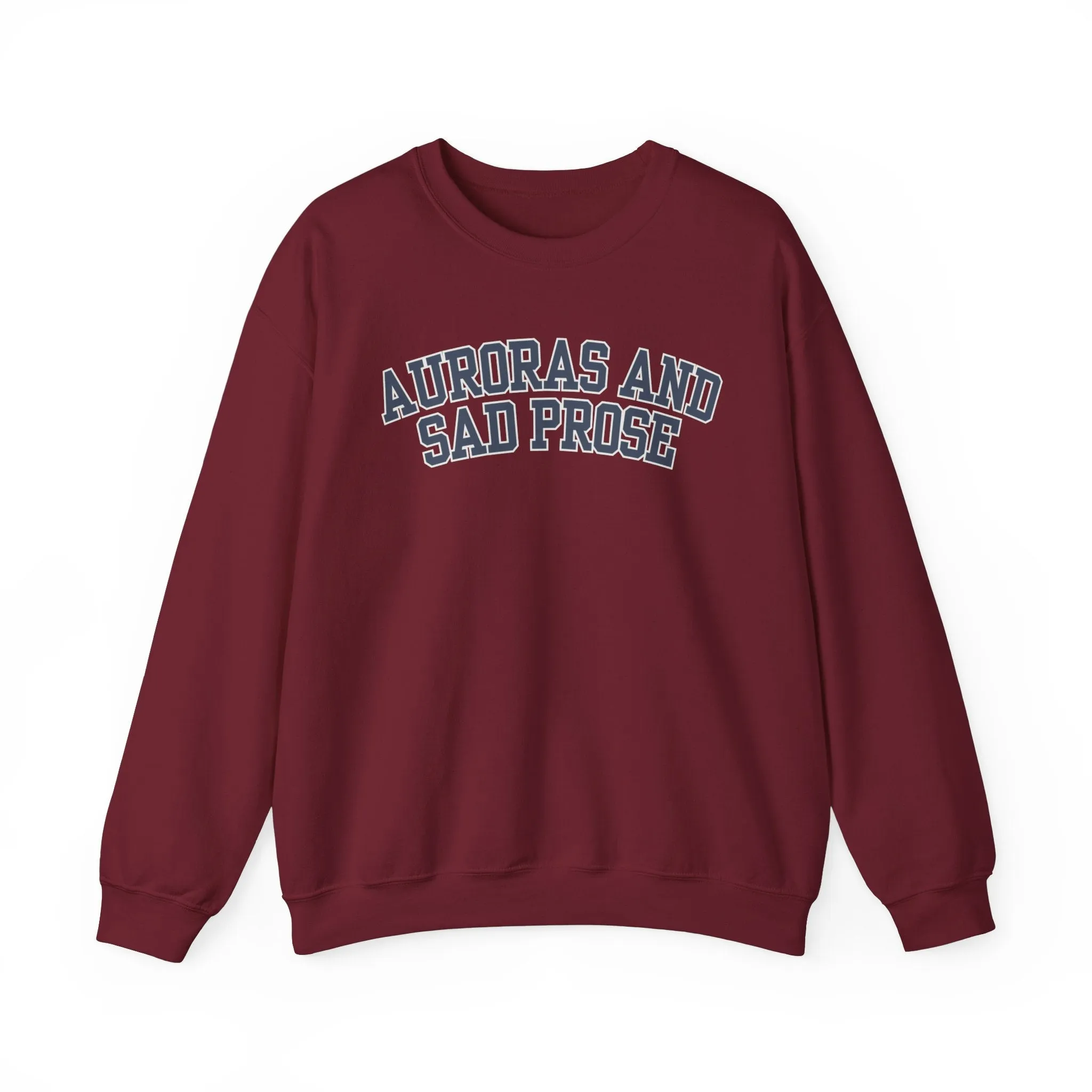 Auroras and Sad Prose Crewneck Sweatshirt sold by Rose Blush Studio