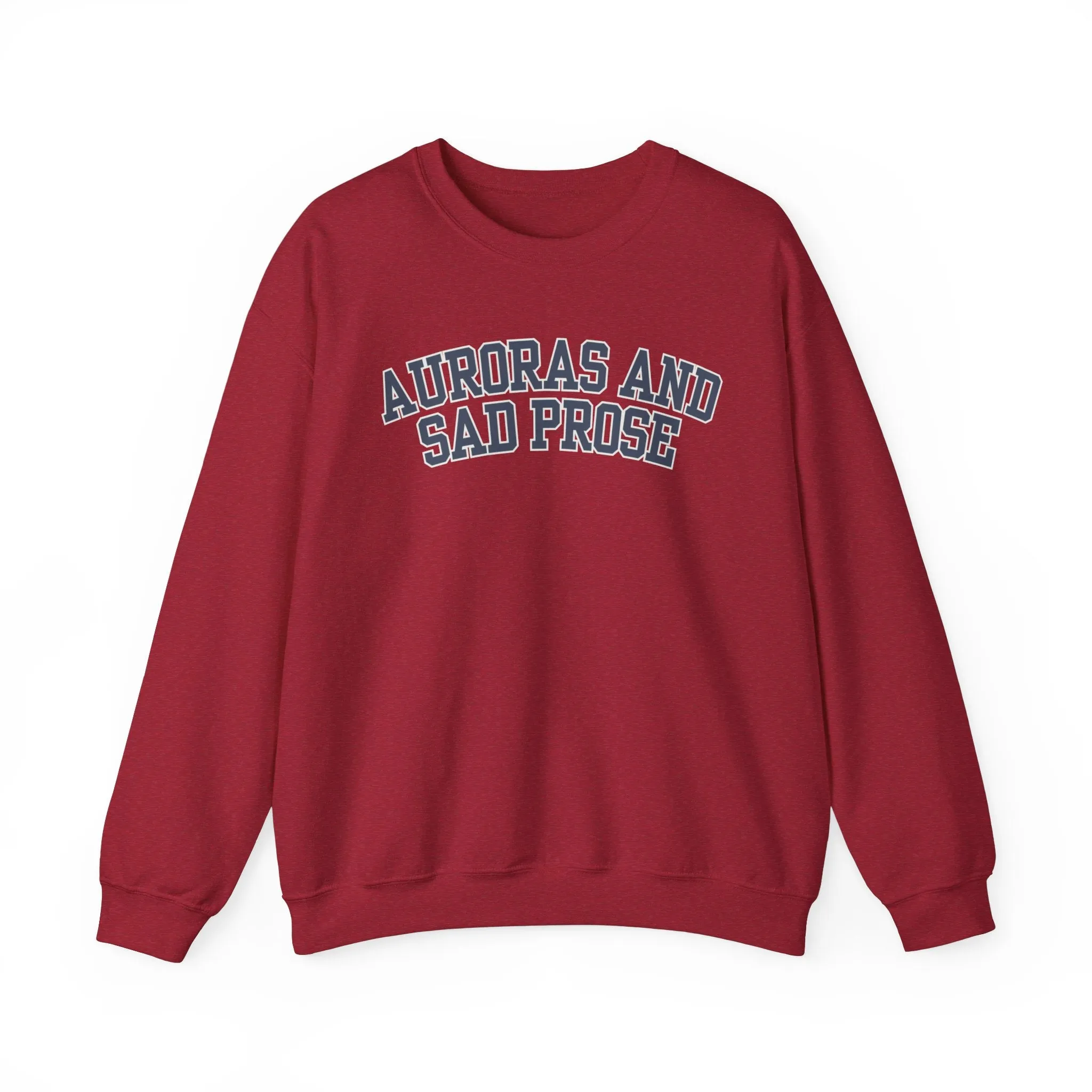 Auroras and Sad Prose Crewneck Sweatshirt sold by Rose Blush Studio product image thumbnail 2