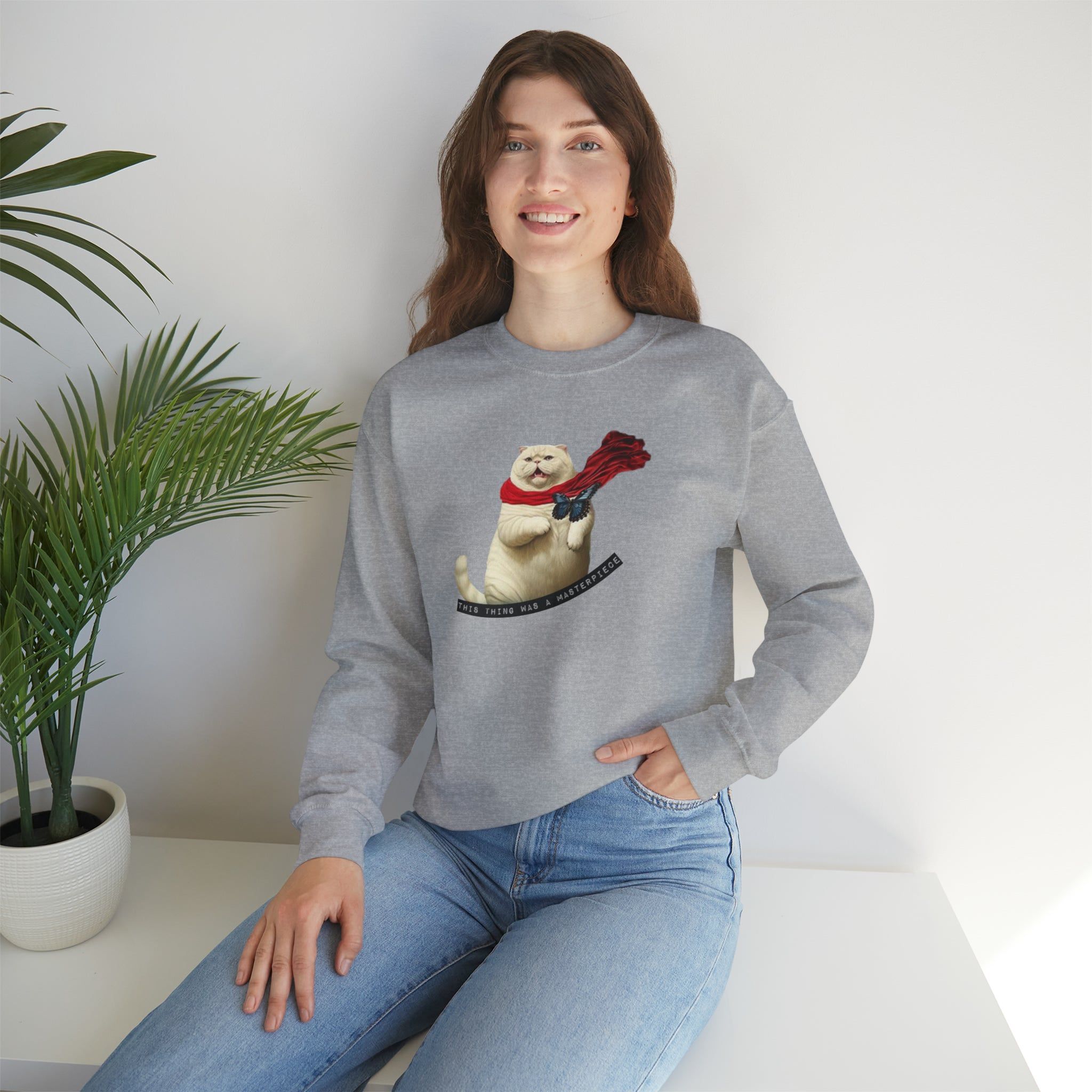 This Thing Was a Masterpiece Crewneck Sweatshirt sold by Rose Blush Studio