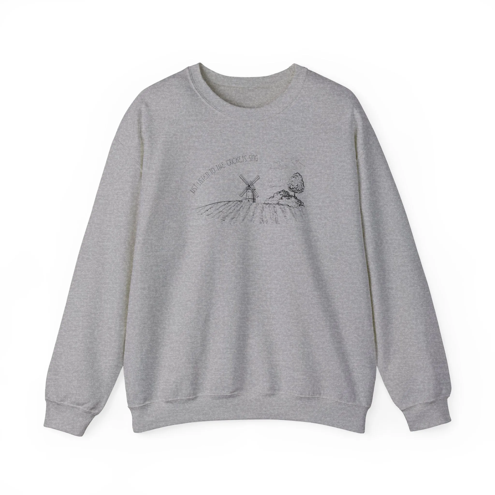 Just Listen To The Crickets Sing Crewneck Sweatshirt sold by Rose Blush Studio product image thumbnail 5