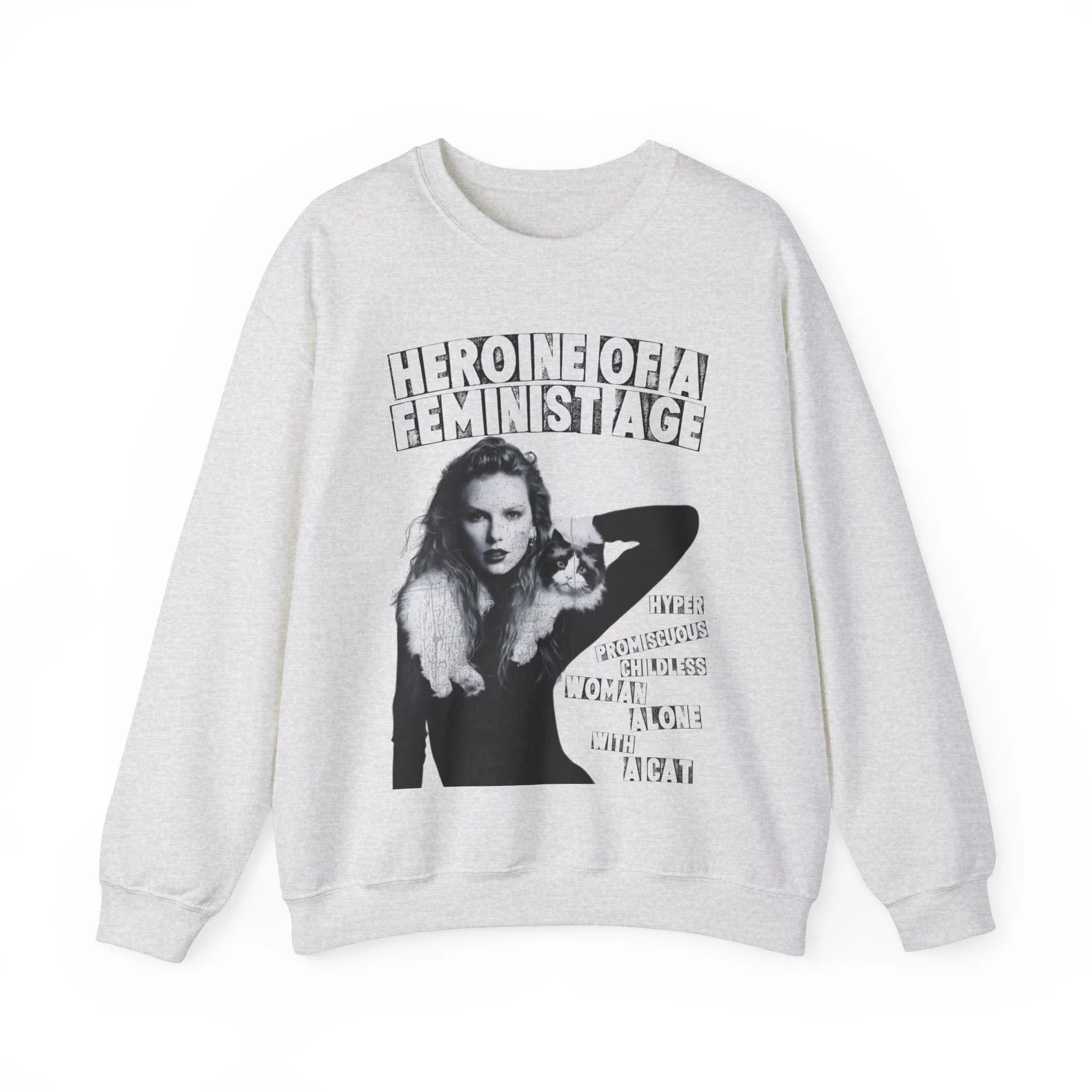Heroine of a Feminist Age Crewneck Sweatshirt sold by Rose Blush Studio product image thumbnail 2