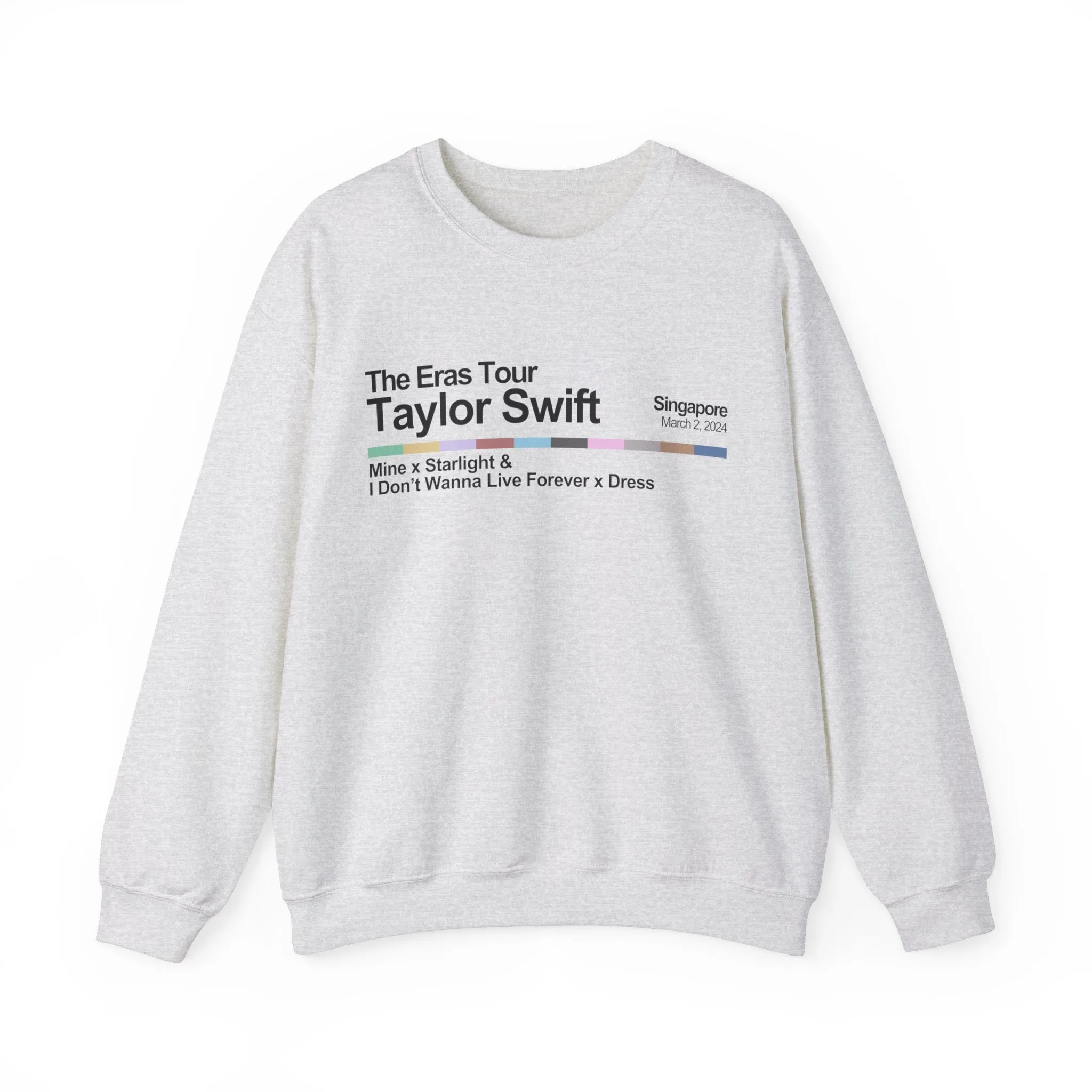 Singapore Night 1 Crewneck Sweatshirt sold by Rose Blush Studio product image thumbnail 2