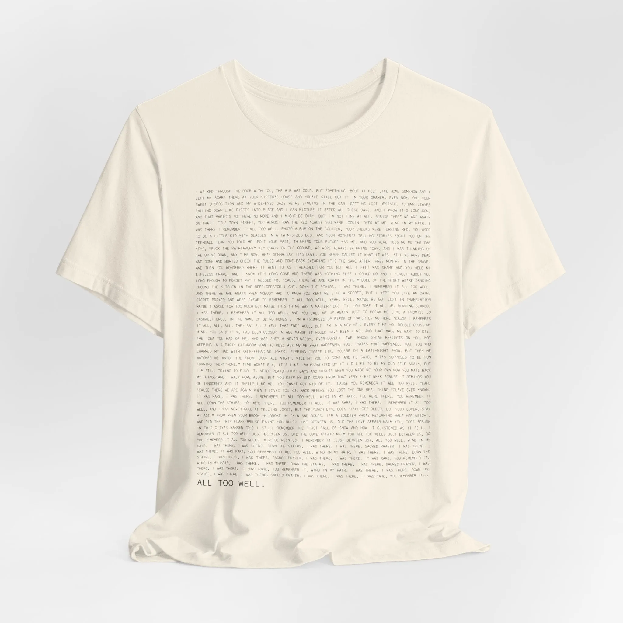All Too Well 10 Minute Version Tshirt sold by Rose Blush Studio product image thumbnail 4
