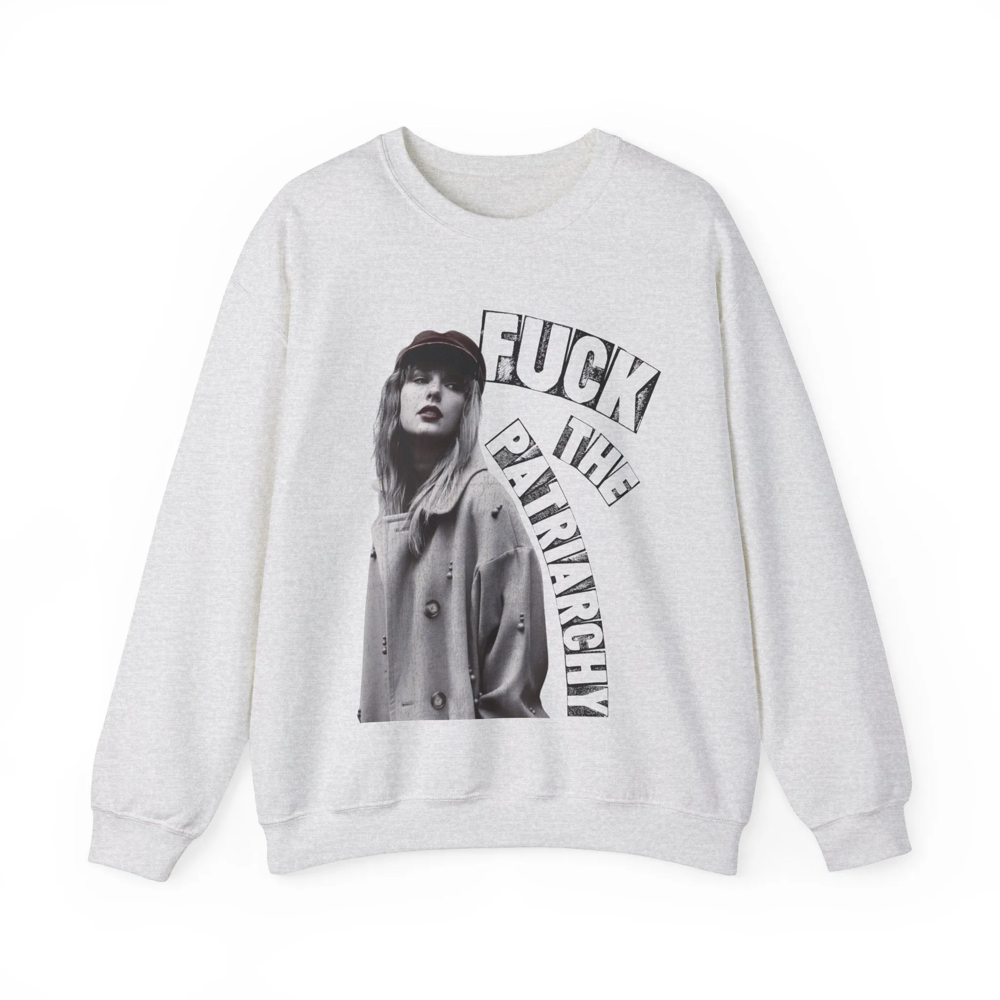 Fuck the Patriarchy Crewneck Sweatshirt sold by Rose Blush Studio product image thumbnail 2