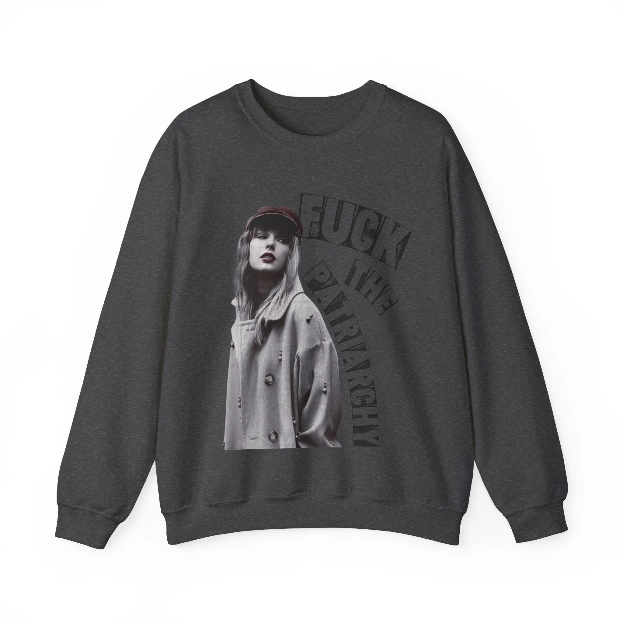 Fuck the Patriarchy Crewneck Sweatshirt sold by Rose Blush Studio product image thumbnail 3