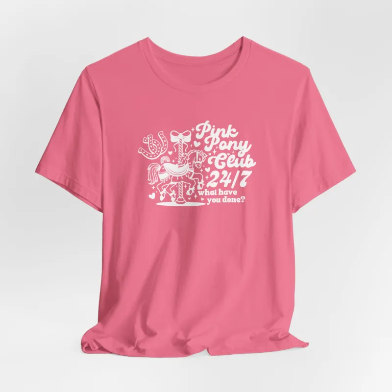 Pink Pony Club Tshirt sold by Rose Blush Studio