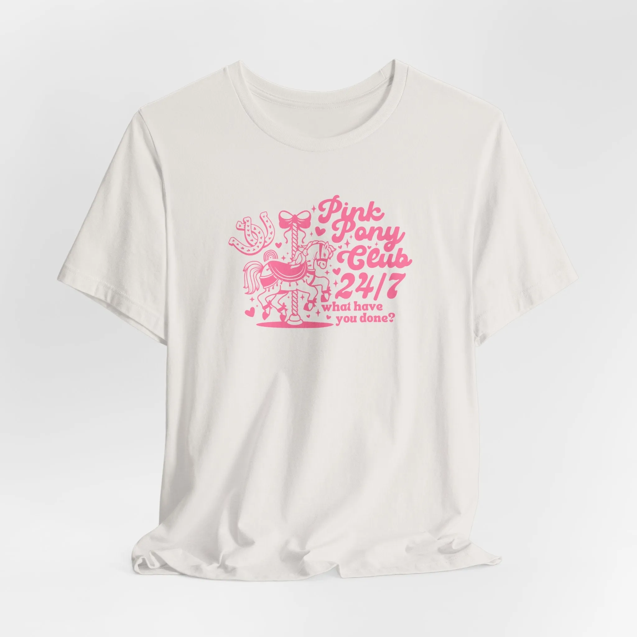 Pink Pony Club Tshirt sold by Rose Blush Studio product image thumbnail 5