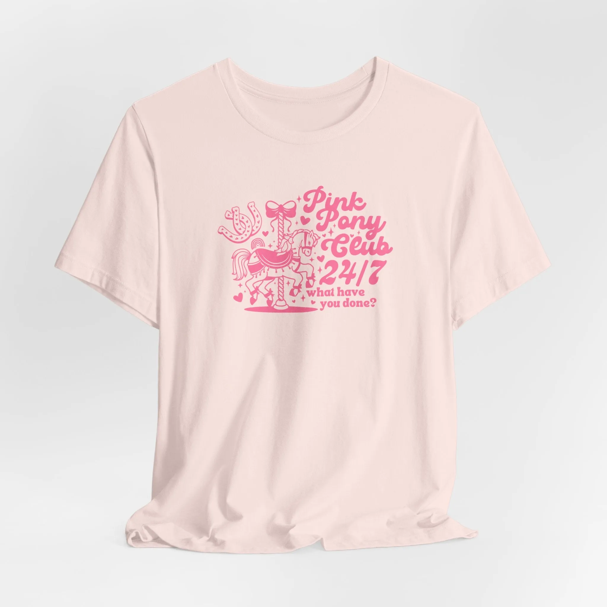 Pink Pony Club Tshirt sold by Rose Blush Studio product image thumbnail 3