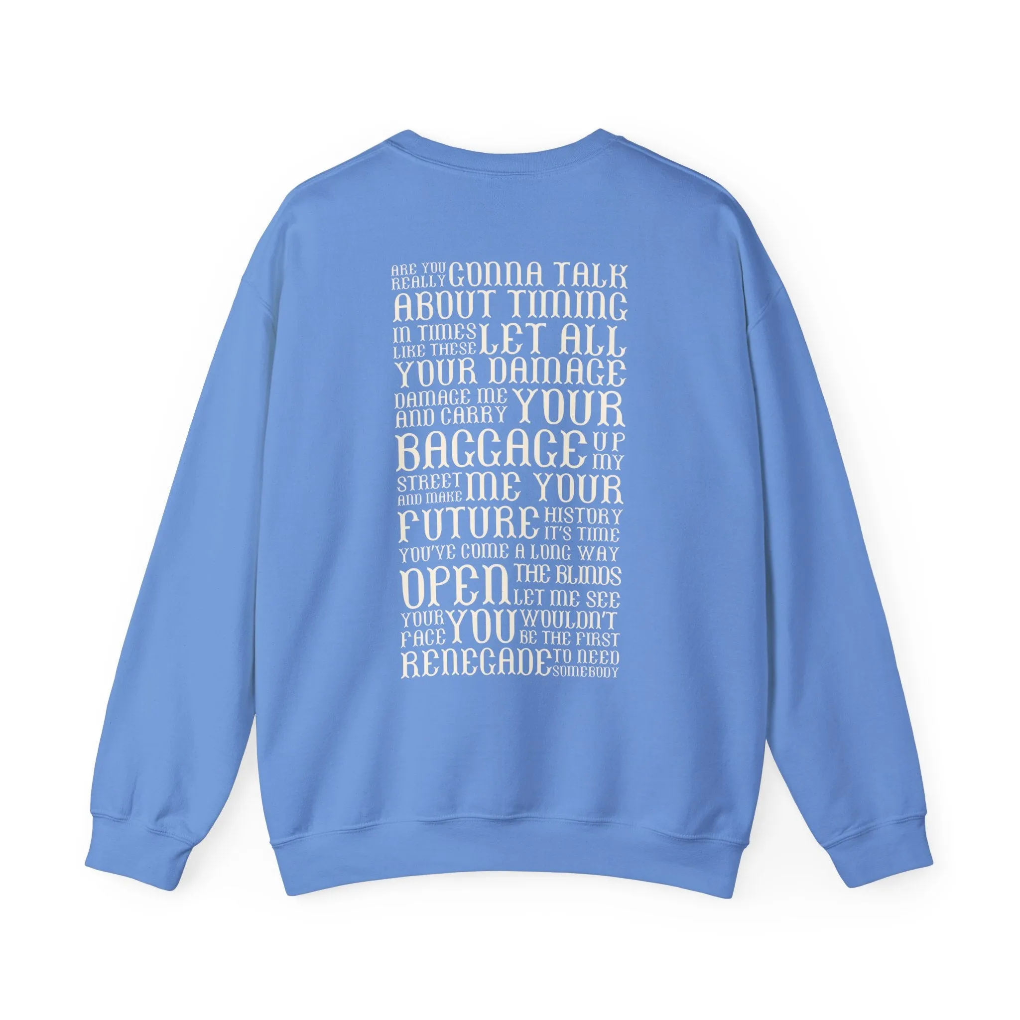 Renegade Lyrics Crewneck Sweatshirt sold by Rose Blush Studio product image thumbnail 3
