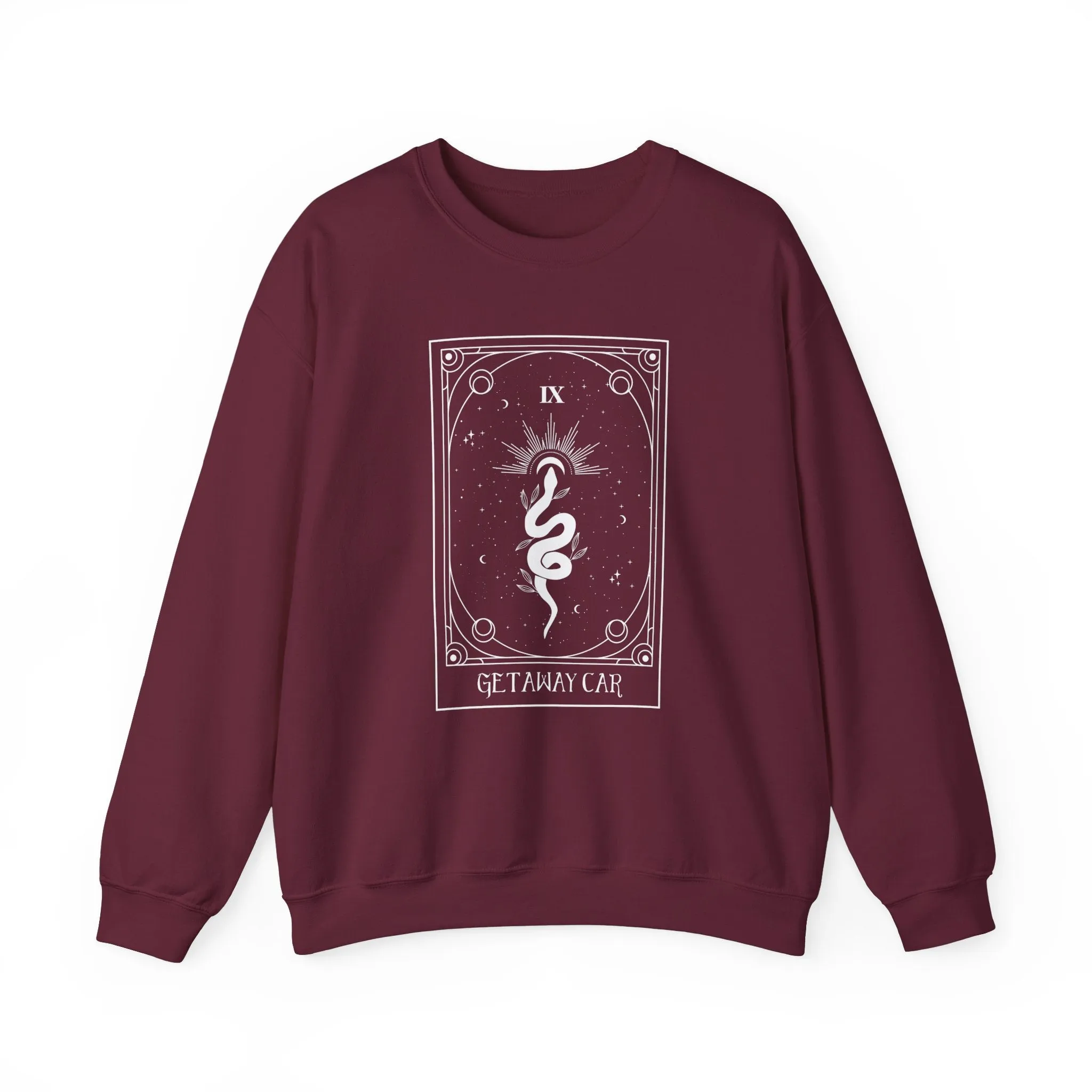 Tarot Crewneck Sweatshirt - Getaway Car sold by Rose Blush Studio product image thumbnail 4