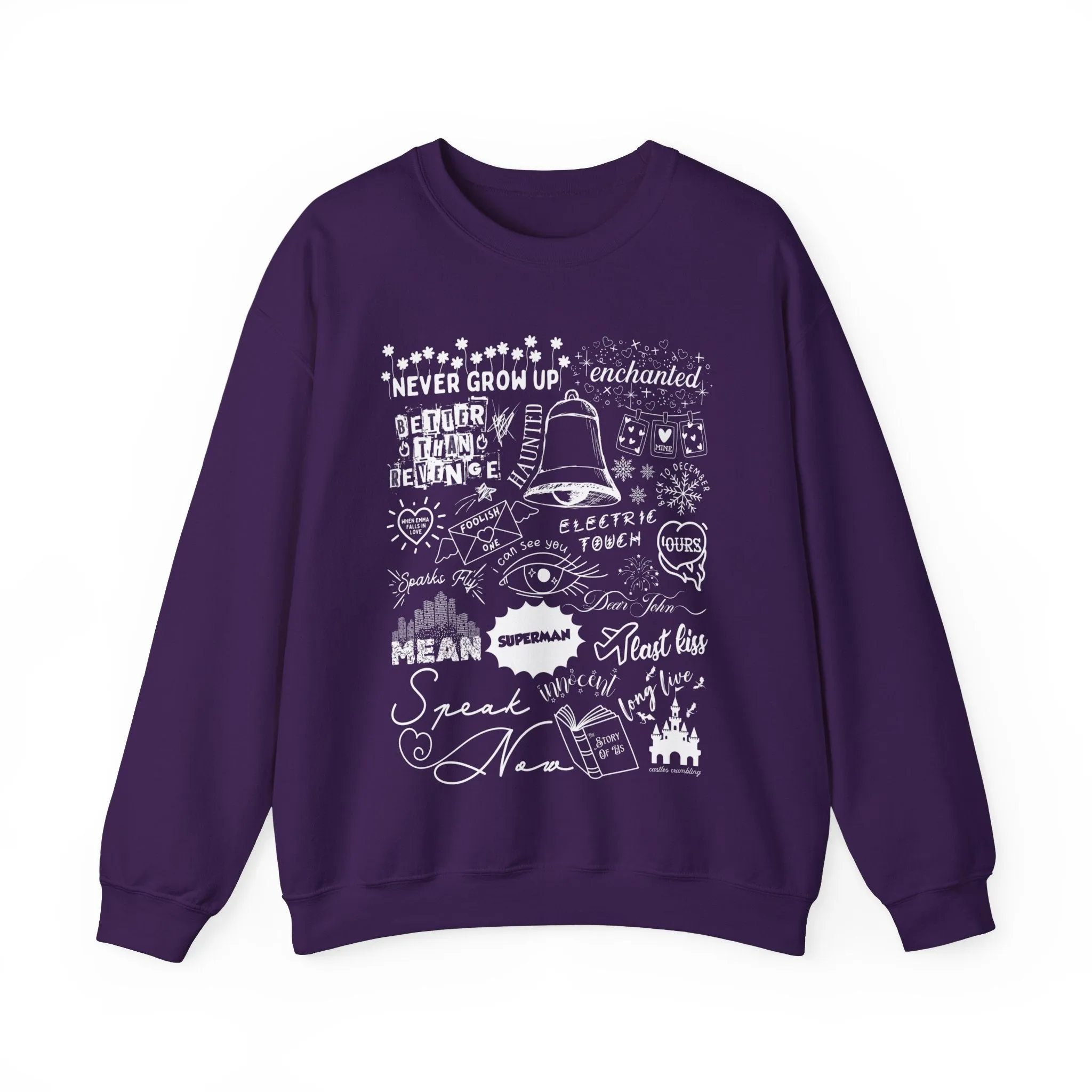 Speak Now Collage Crewneck Sweatshirt sold by Rose Blush Studio