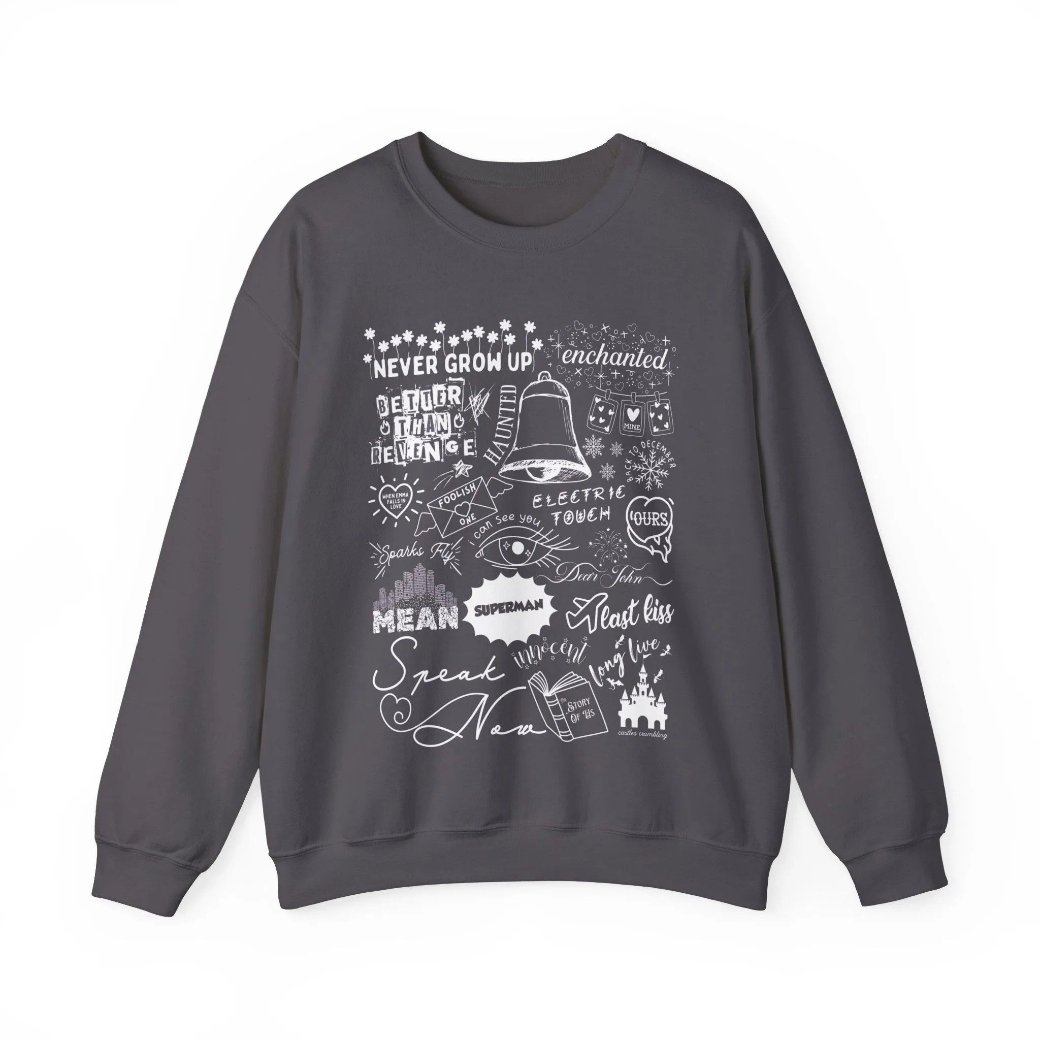 Speak Now Collage Crewneck Sweatshirt sold by Rose Blush Studio product image thumbnail 2