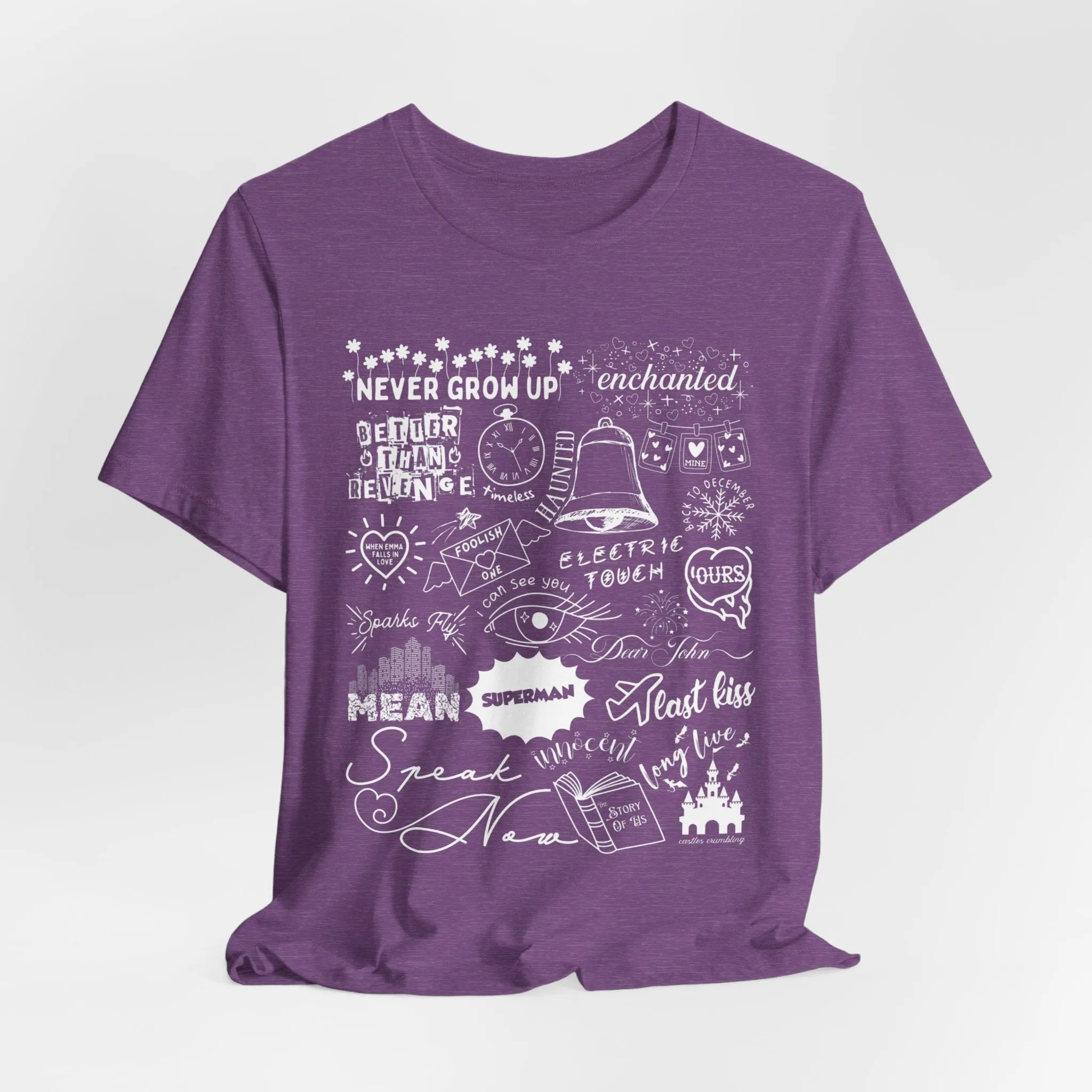 Speak Now Collage Tshirt sold by Rose Blush Studio product image thumbnail 4