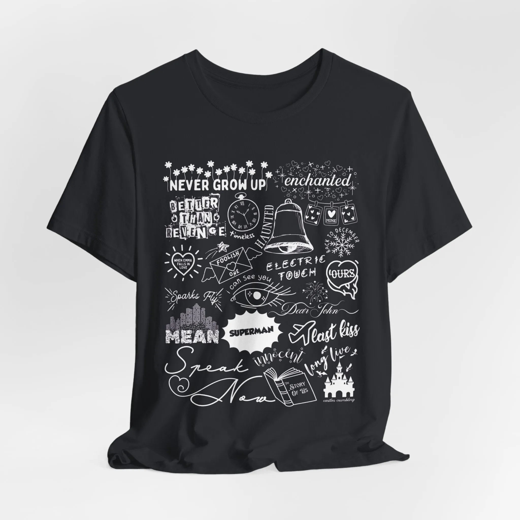 Speak Now Collage Tshirt sold by Rose Blush Studio product image thumbnail 5