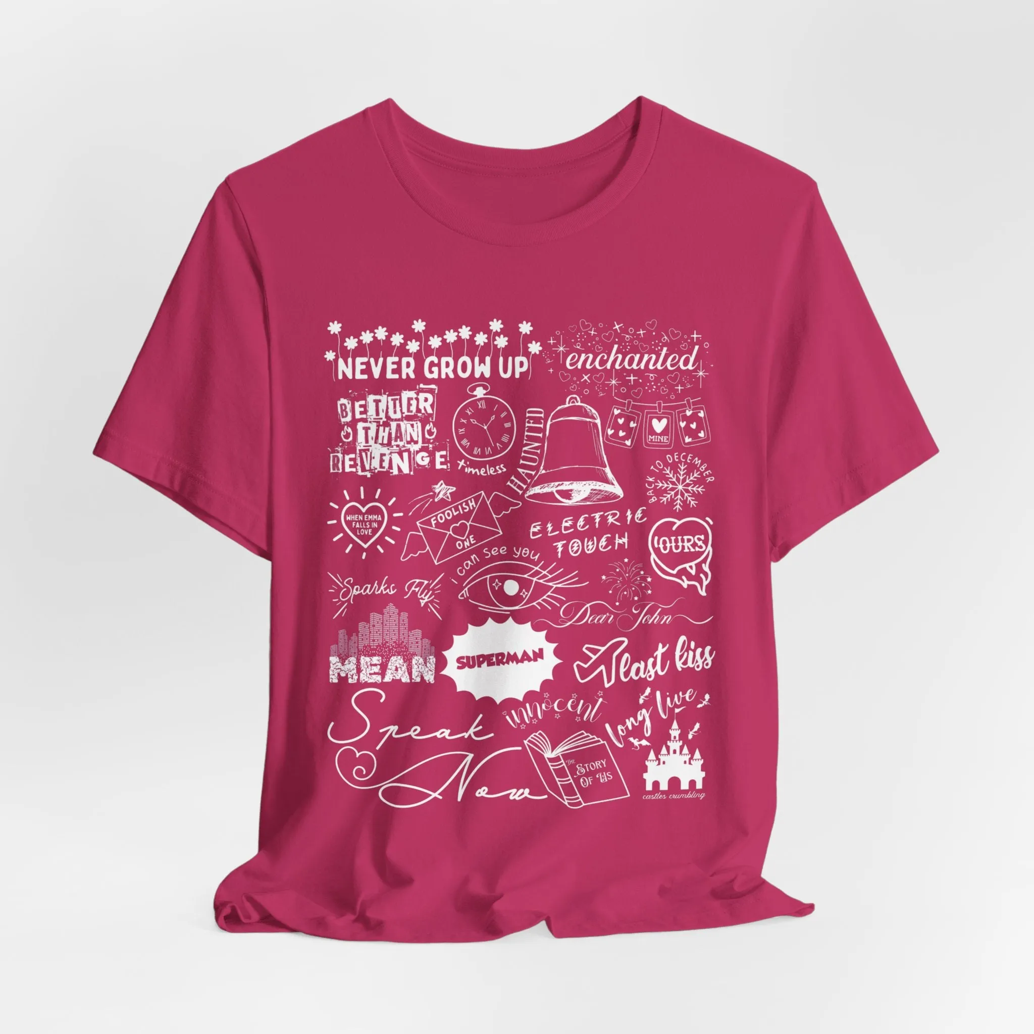 Speak Now Collage Tshirt sold by Rose Blush Studio product image thumbnail 2
