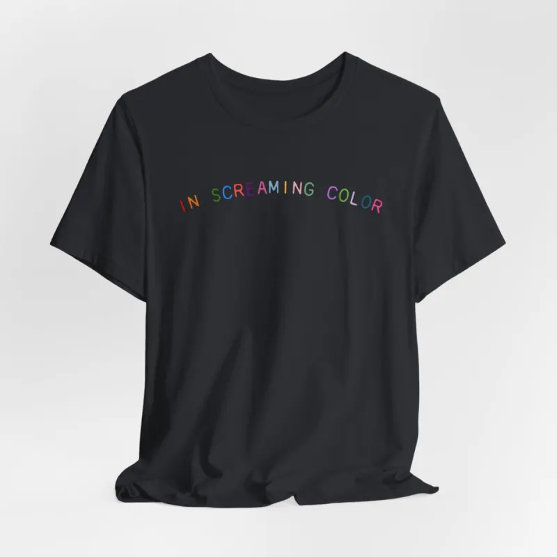Screaming Color Tshirt sold by Rose Blush Studio