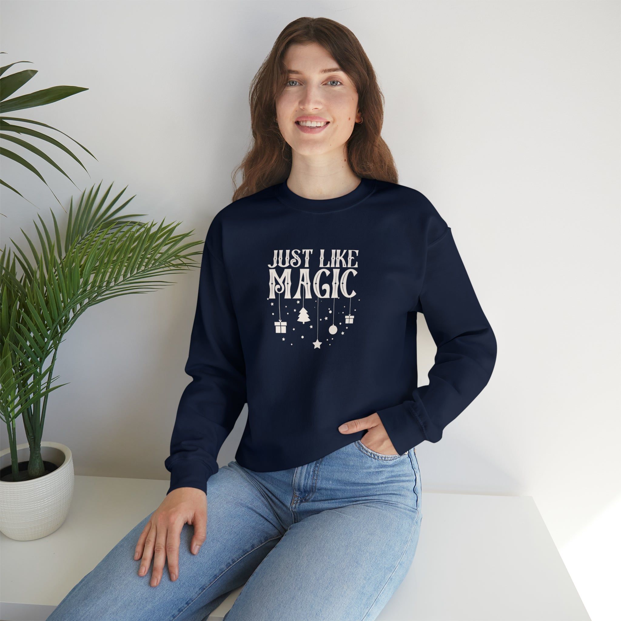 Just Like Magic Crewneck Sweatshirt sold by Rose Blush Studio product image thumbnail 3