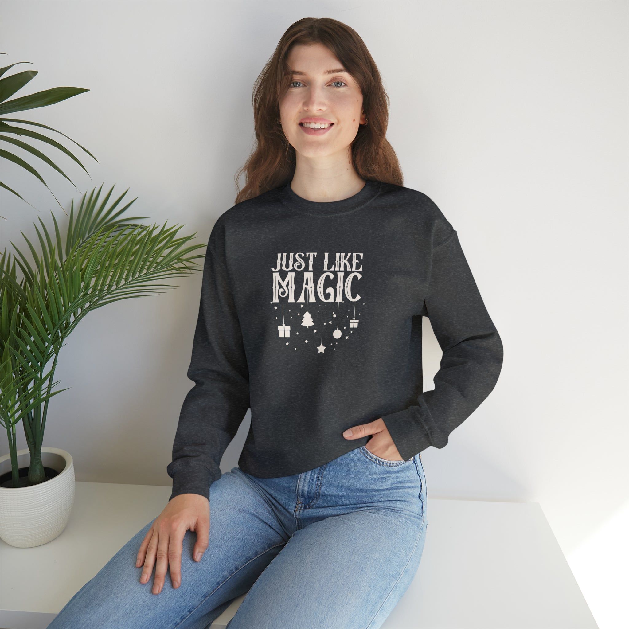 Just Like Magic Crewneck Sweatshirt sold by Rose Blush Studio product image thumbnail 2