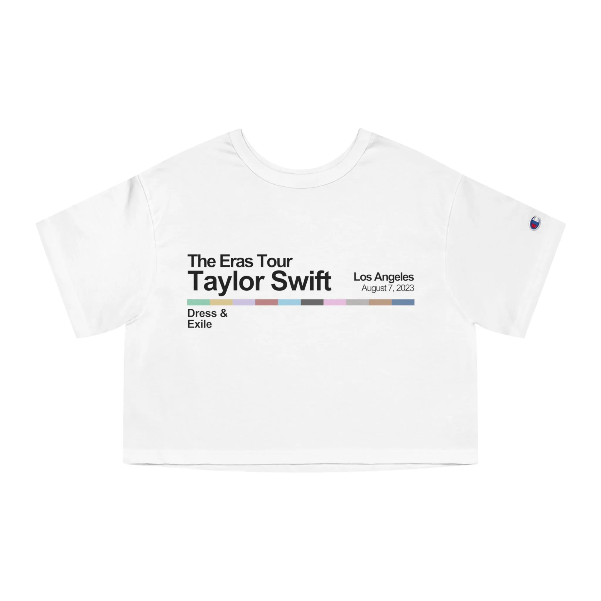 Los Angeles Night 4 Cropped T-Shirt sold by Rose Blush Studio product image thumbnail 5