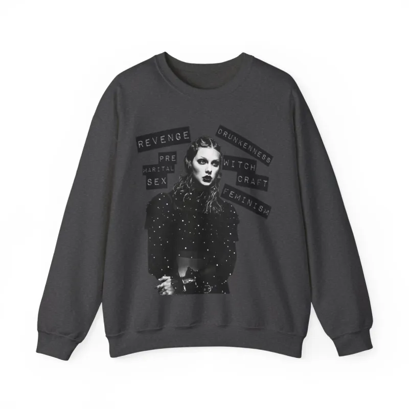 Revenge & Witch Craft & Feminism Crewneck Sweatshirt sold by Rose Blush Studio