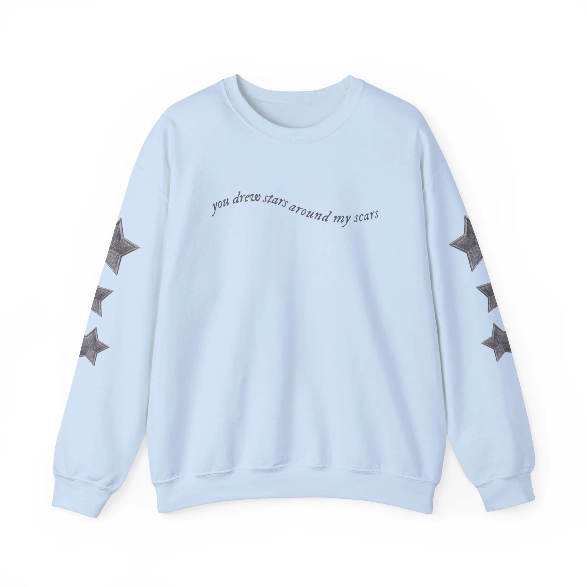 You Drew Stars Around My Scars Sweater sold by Rose Blush Studio product image thumbnail 3