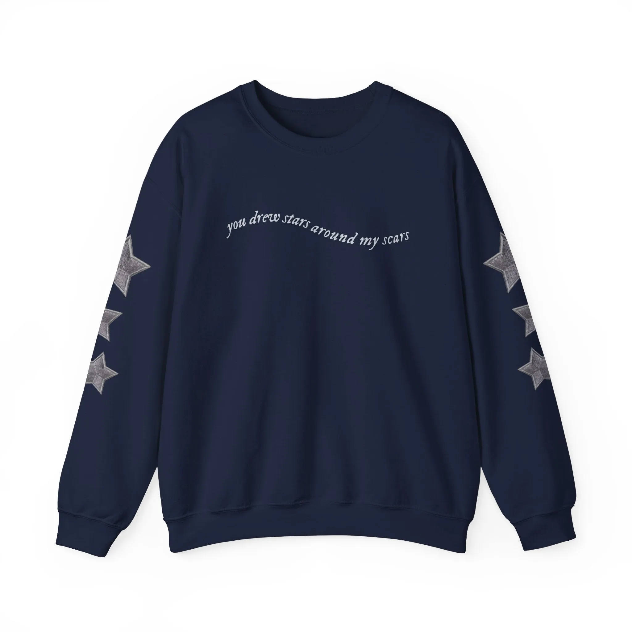 You Drew Stars Around My Scars Sweater sold by Rose Blush Studio product image thumbnail 5