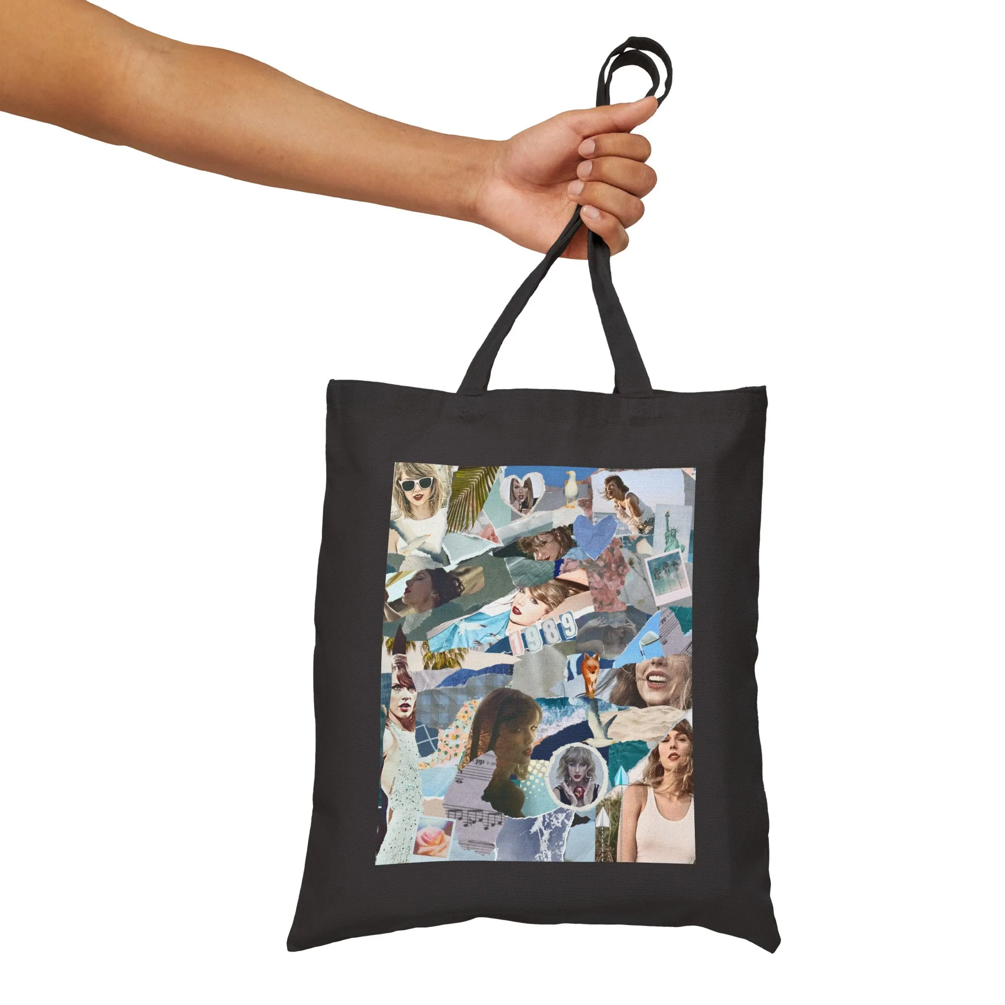 1989 Cotton Canvas Tote Bag sold by Rose Blush Studio product image thumbnail 3