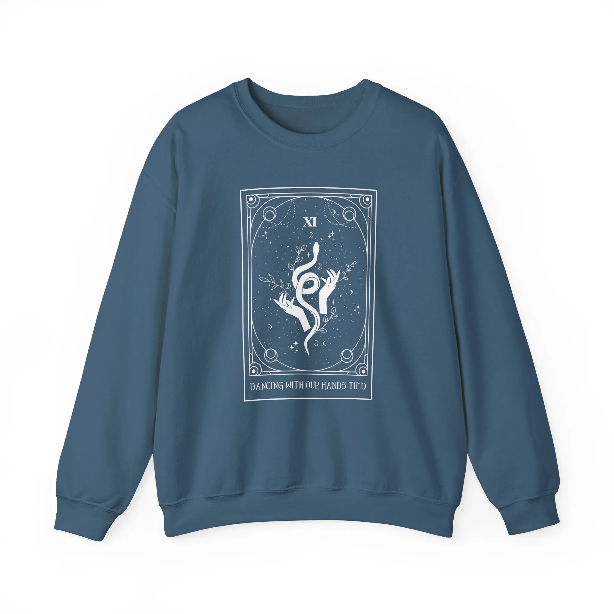 Tarot Crewneck Sweatshirt - Dancing With Our Hands Tied sold by Rose Blush Studio