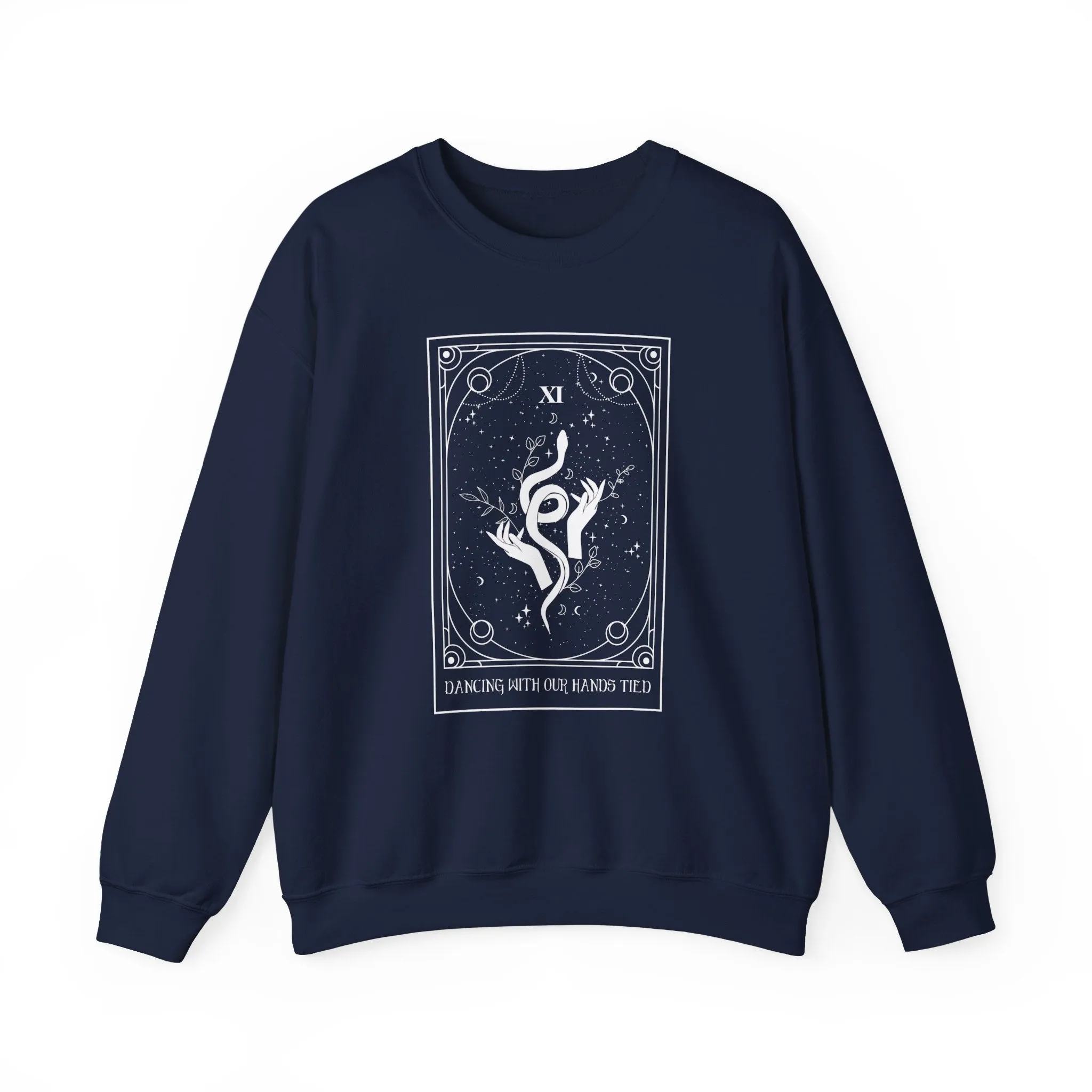 Tarot Crewneck Sweatshirt - Dancing With Our Hands Tied sold by Rose Blush Studio product image thumbnail 5