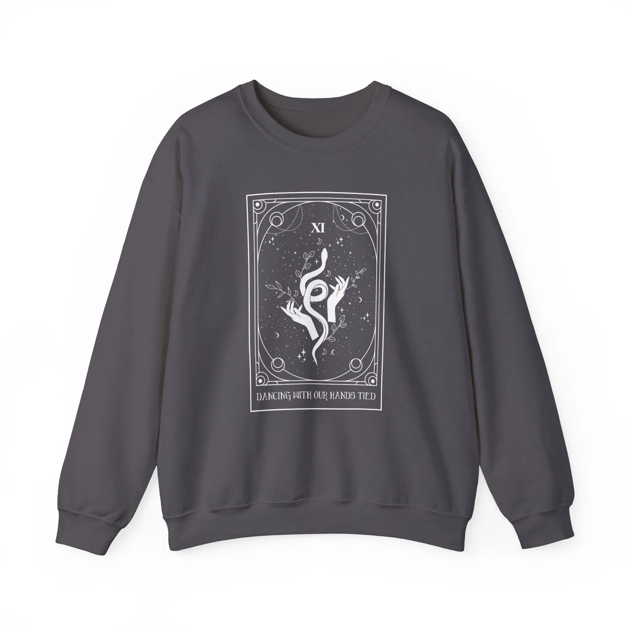 Tarot Crewneck Sweatshirt - Dancing With Our Hands Tied sold by Rose Blush Studio product image thumbnail 2