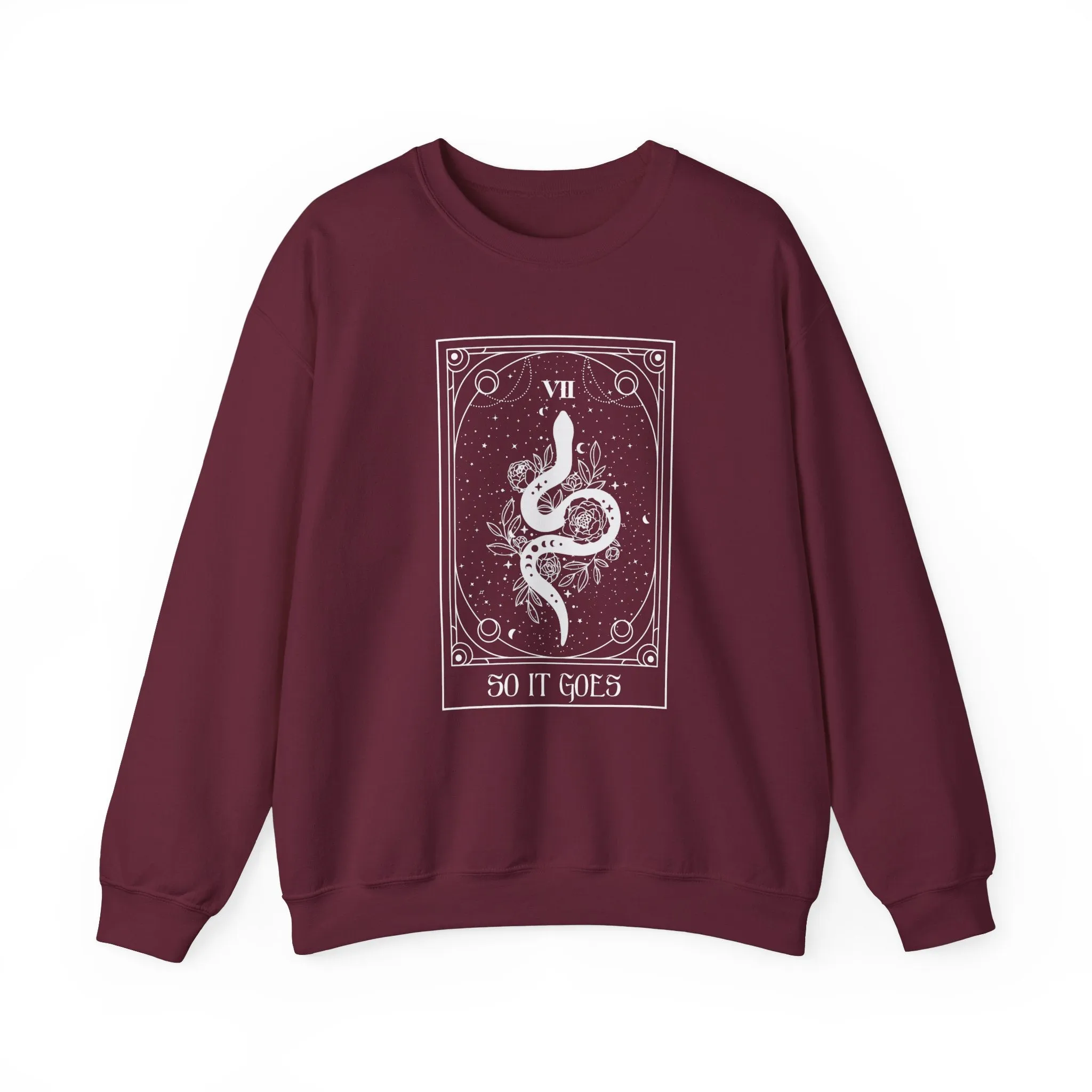 Tarot Crewneck Sweatshirt - So It Goes sold by Rose Blush Studio product image thumbnail 3