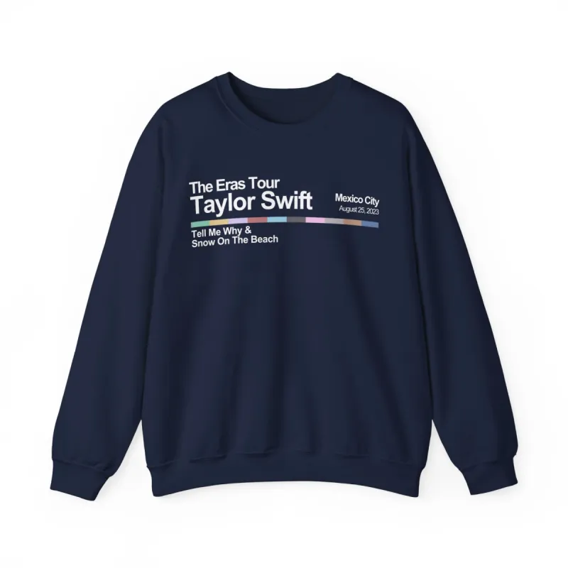 Mexico City Night 2 Crewneck Sweatshirt sold by Rose Blush Studio