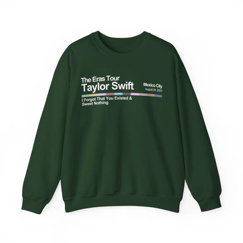 Mexico City Night 1 Crewneck Sweatshirt sold by Rose Blush Studio
