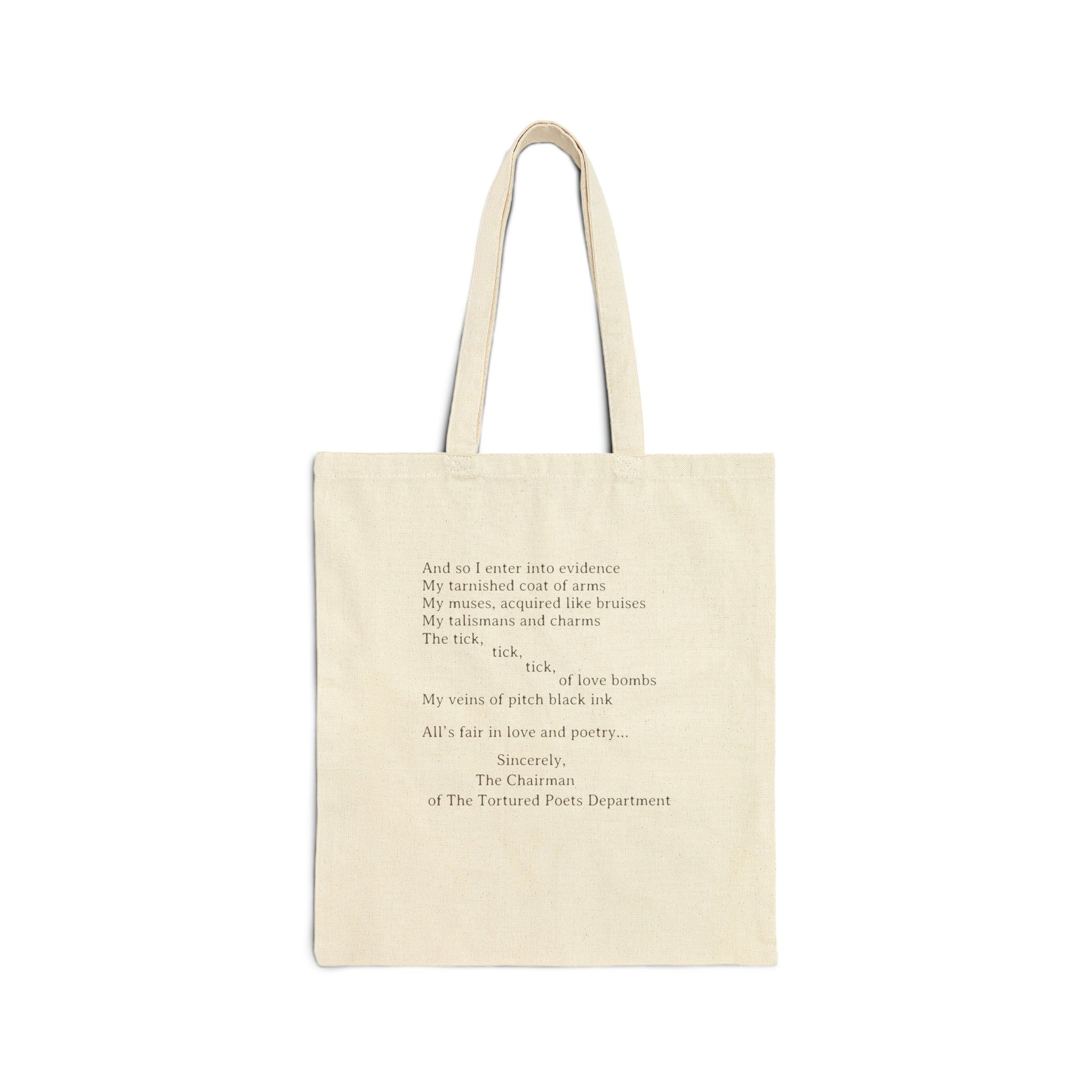 Sincerely, The Chairman Natural Tote Bag sold by Rose Blush Studio product image thumbnail 2