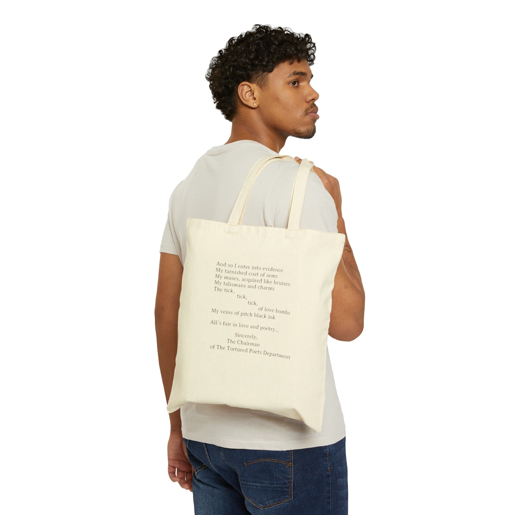 Sincerely, The Chairman Natural Tote Bag sold by Rose Blush Studio