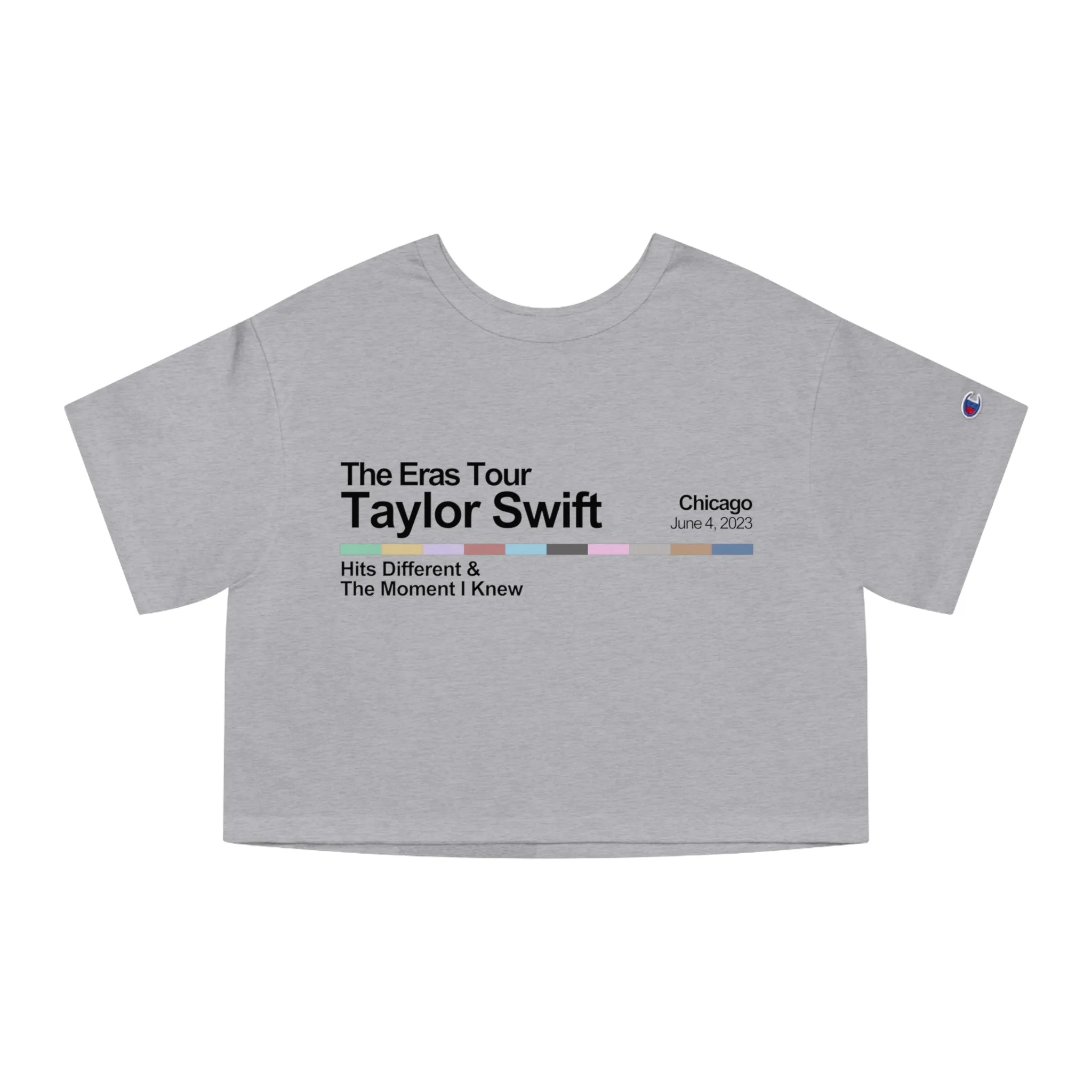 Chicago Night 3 Cropped T-Shirt sold by Rose Blush Studio product image thumbnail 4