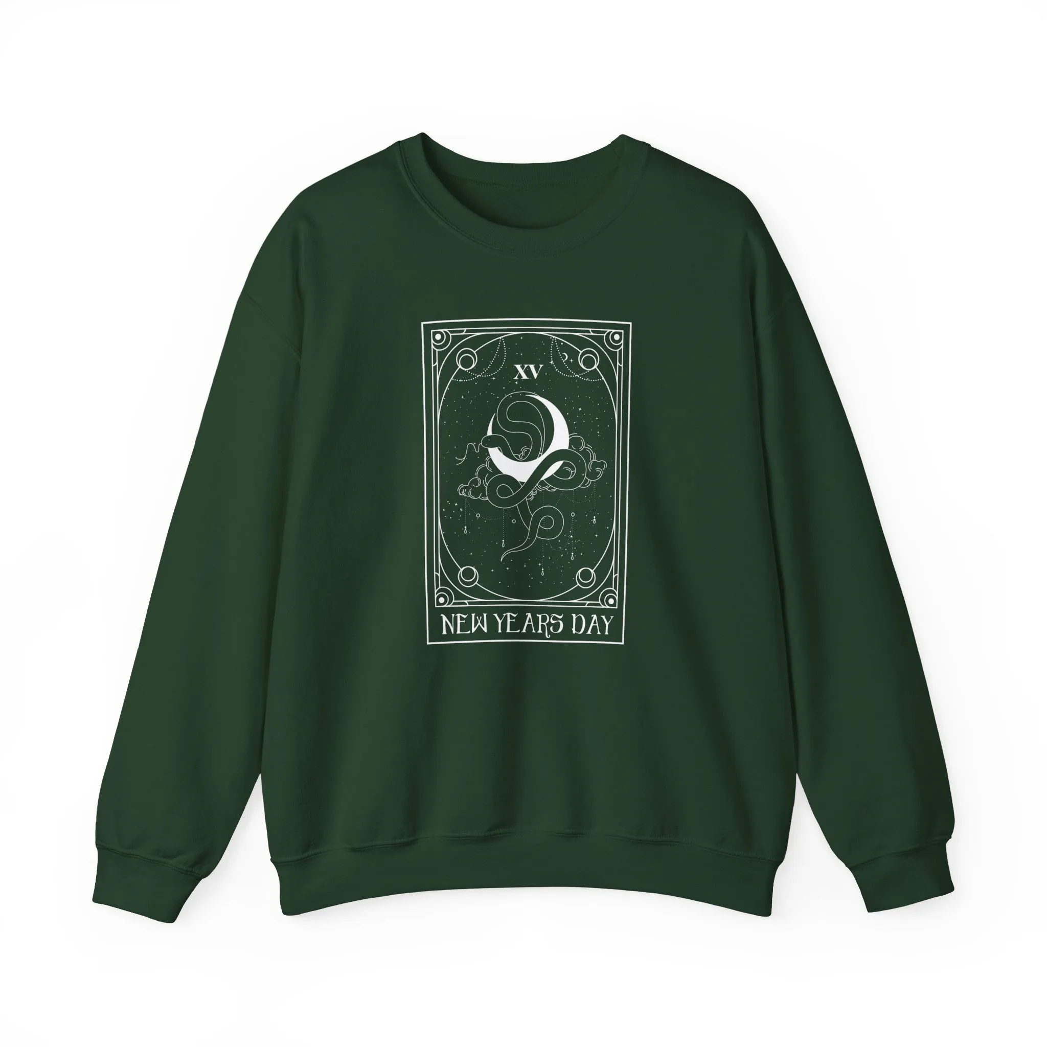 New Years Day Tarot Crewneck Sweatshirt sold by Rose Blush Studio product image thumbnail 5