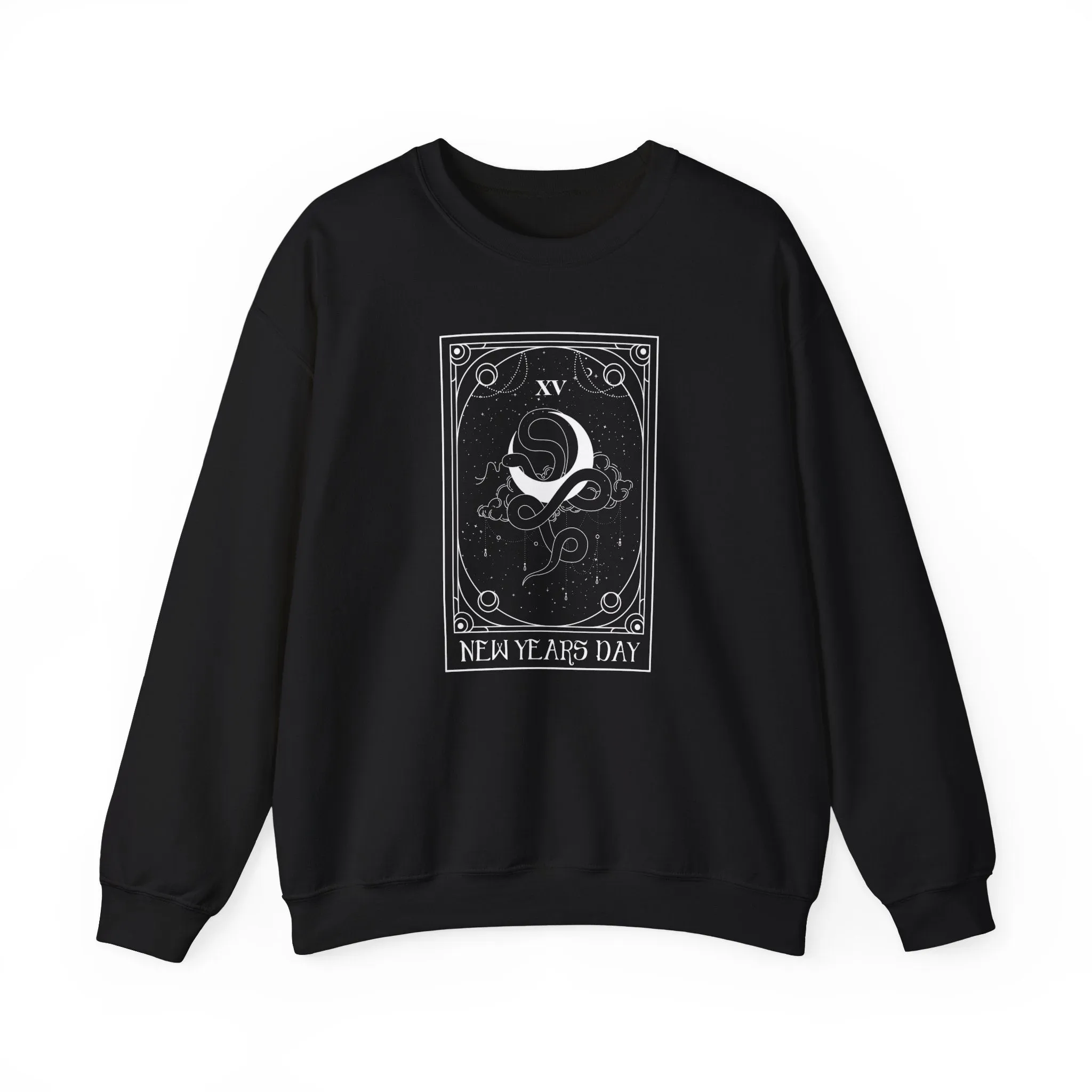 New Years Day Tarot Crewneck Sweatshirt sold by Rose Blush Studio product image thumbnail 4