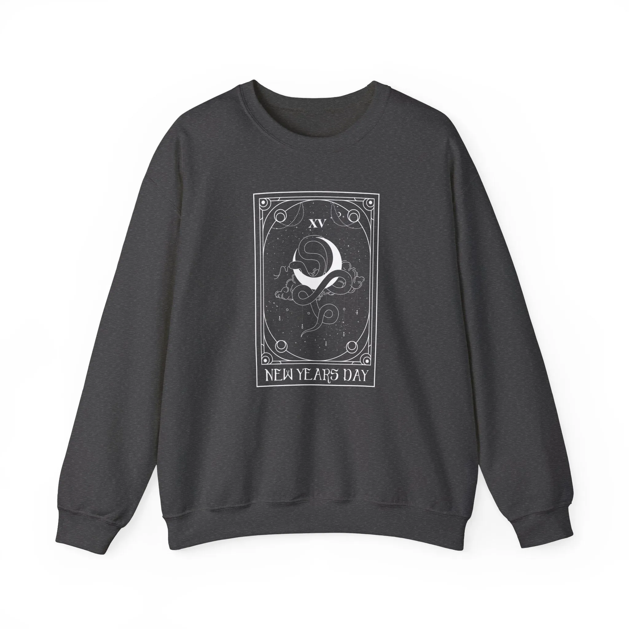 New Years Day Tarot Crewneck Sweatshirt sold by Rose Blush Studio product image thumbnail 3