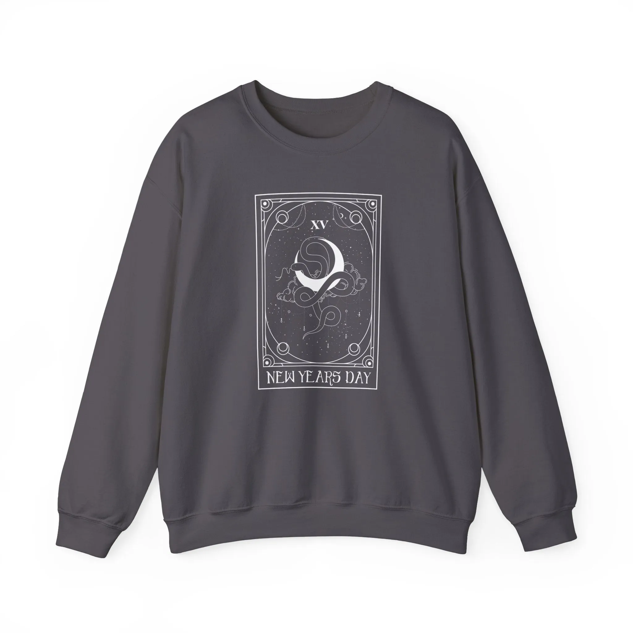 New Years Day Tarot Crewneck Sweatshirt sold by Rose Blush Studio product image thumbnail 2