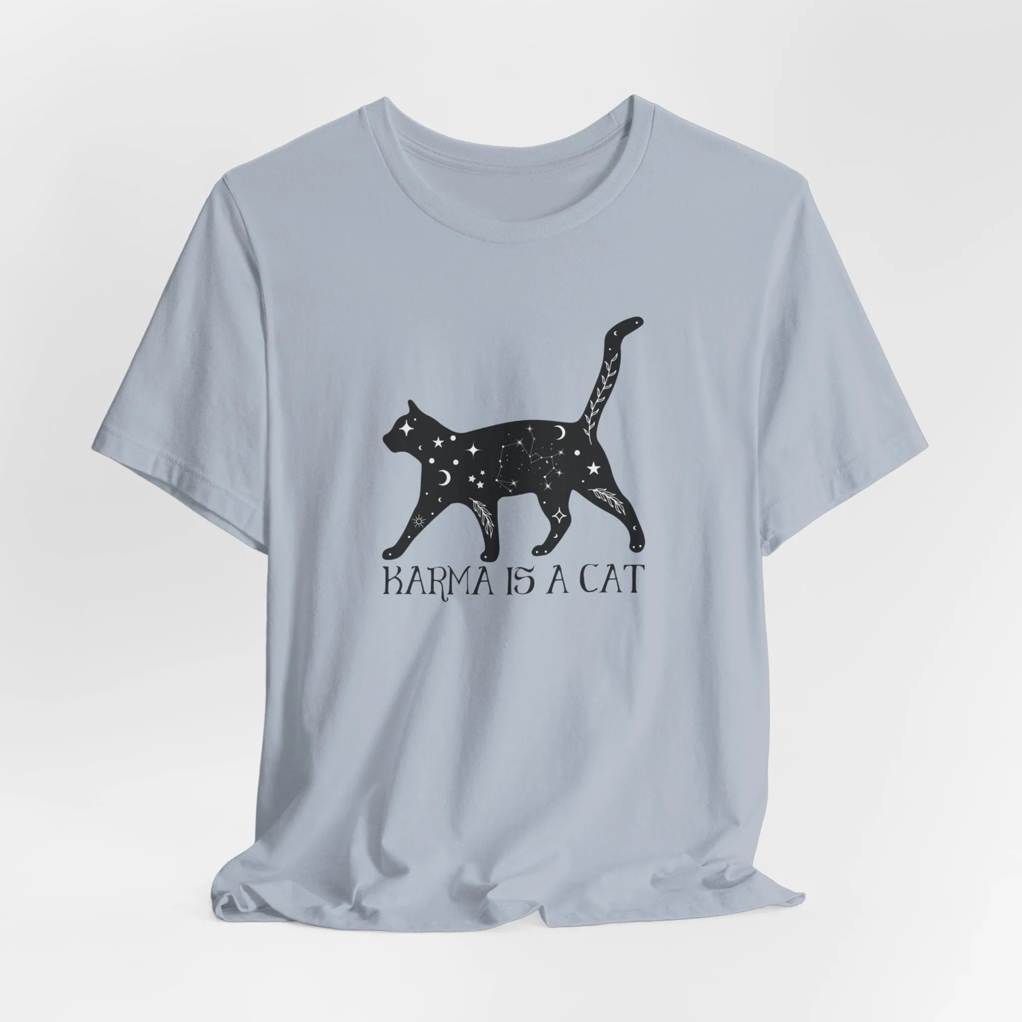 Karma is a Cat Tshirt sold by Rose Blush Studio