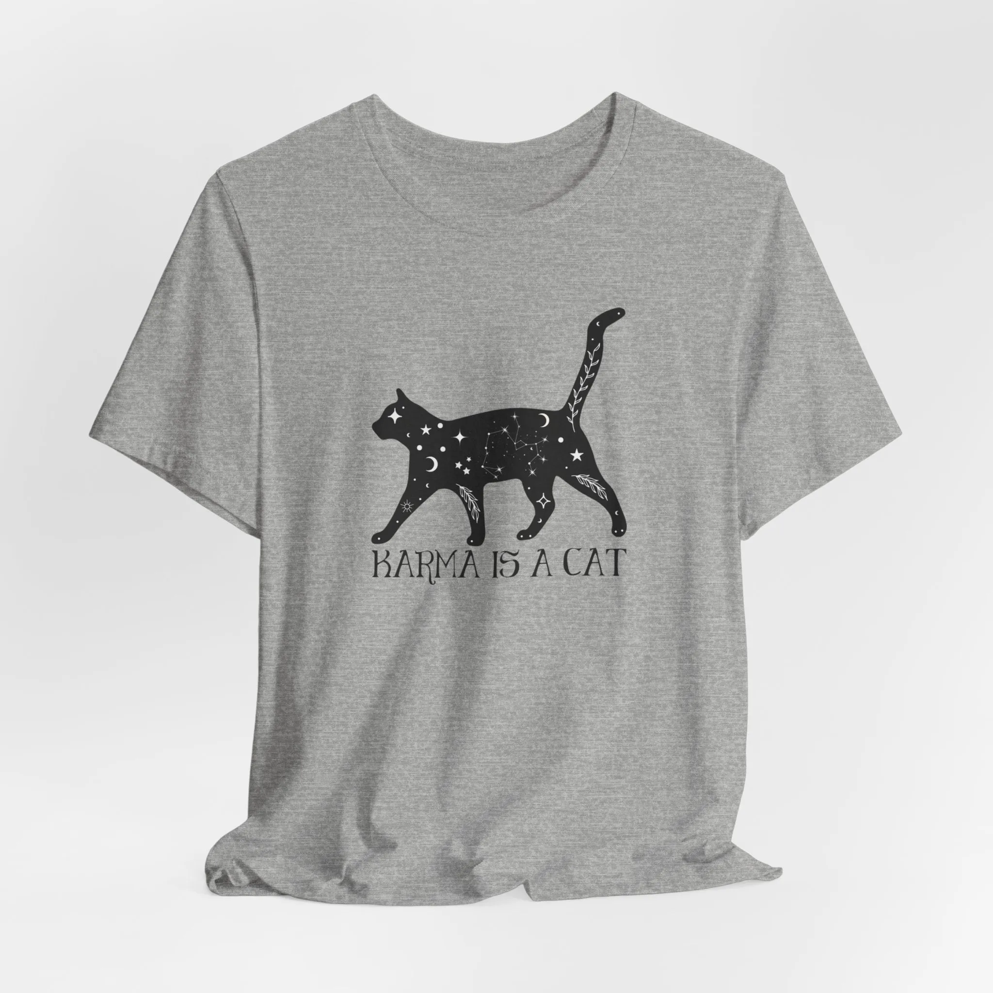 Karma is a Cat Tshirt sold by Rose Blush Studio product image thumbnail 2