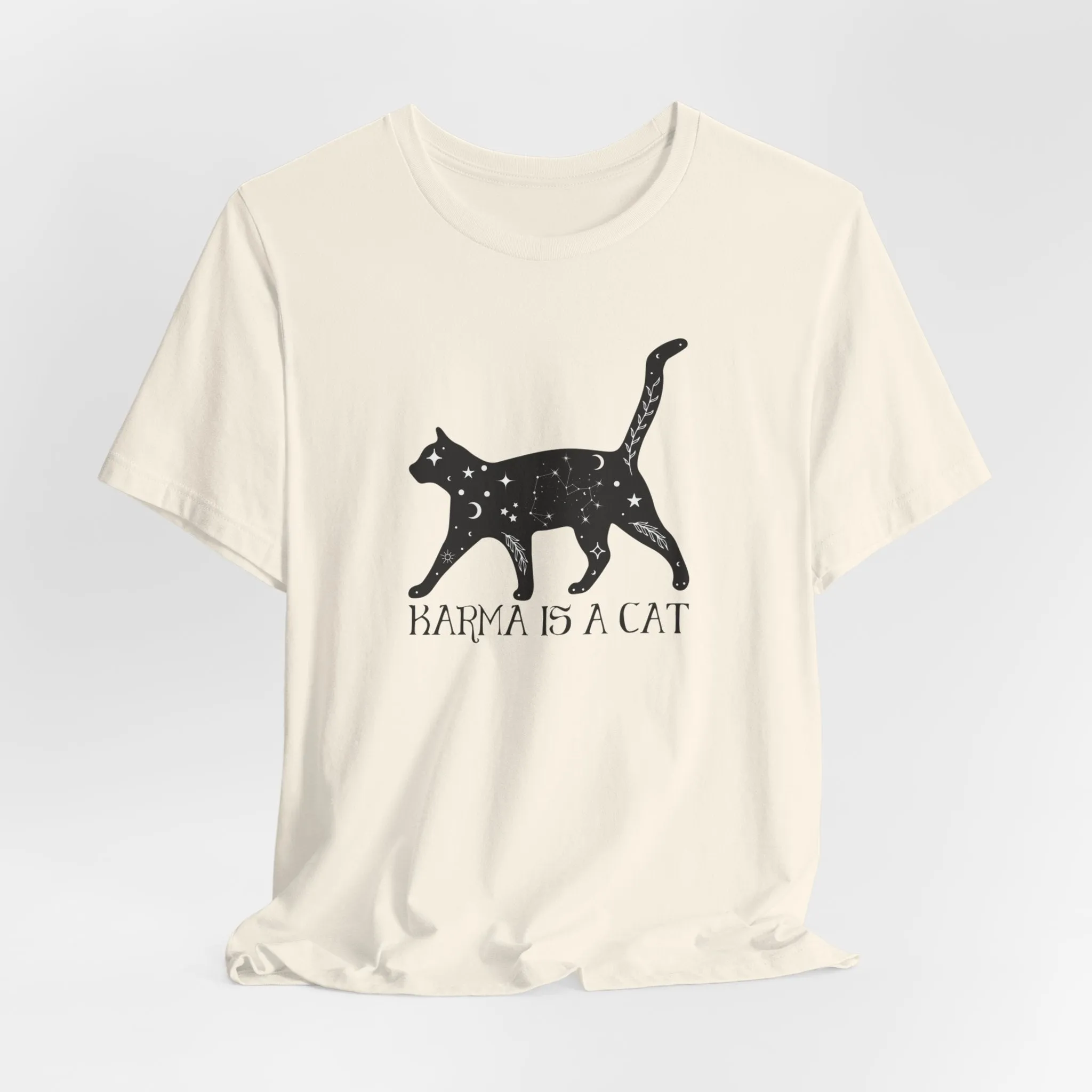 Karma is a Cat Tshirt sold by Rose Blush Studio product image thumbnail 5