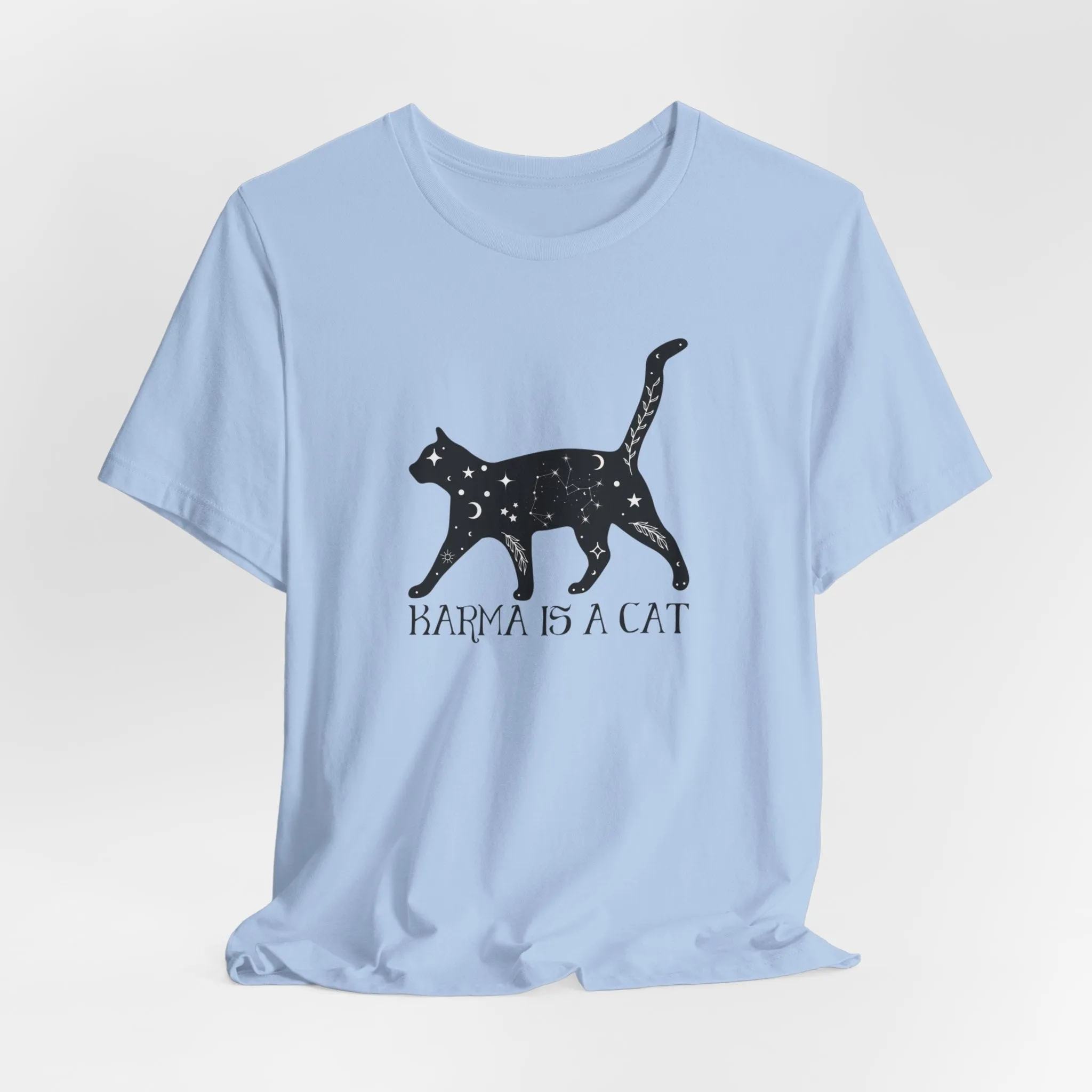 Karma is a Cat Tshirt sold by Rose Blush Studio product image thumbnail 3