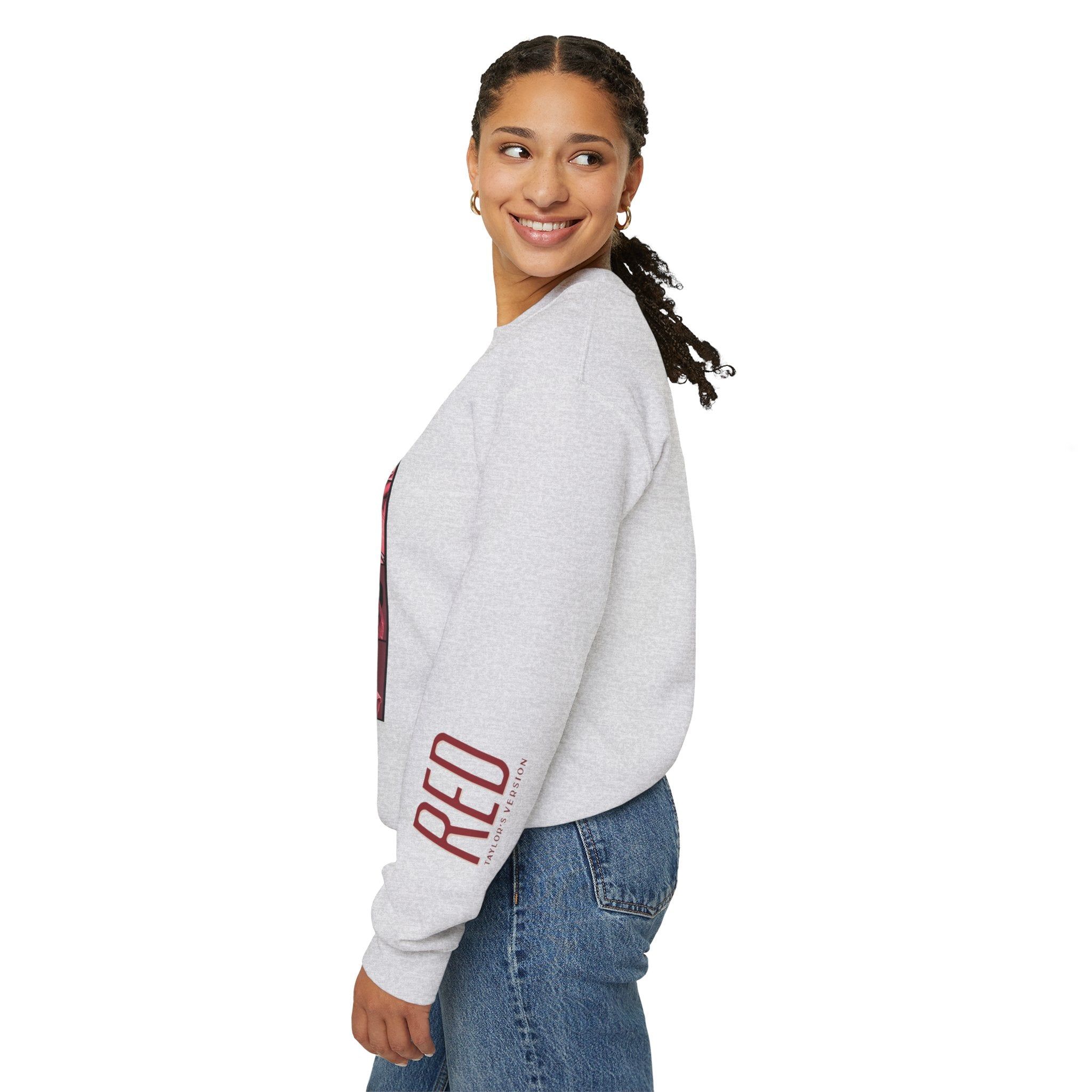 Red TV Crewneck Sweatshirt sold by Rose Blush Studio product image thumbnail 4