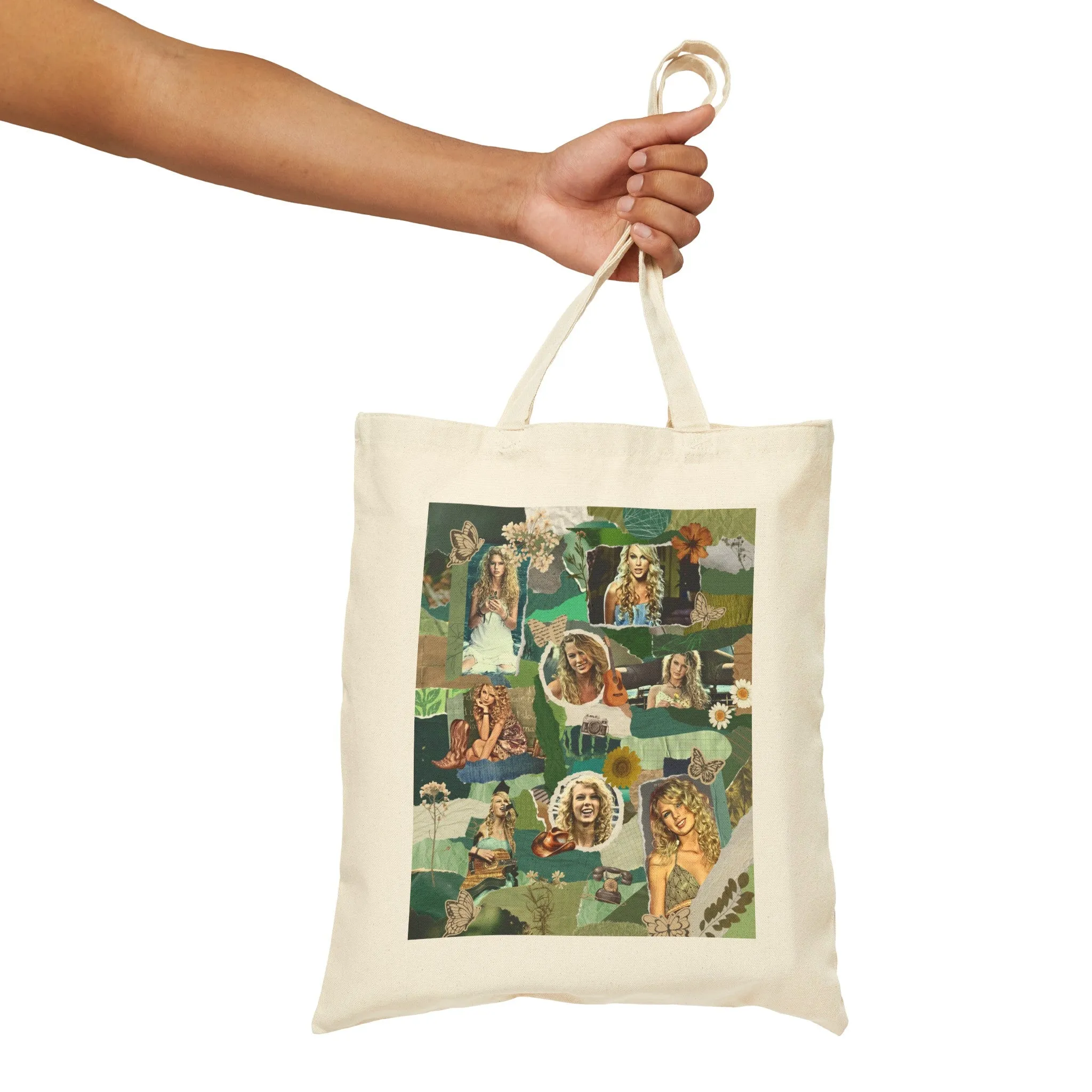 Debut Cotton Canvas Tote Bag sold by Rose Blush Studio product image thumbnail 4