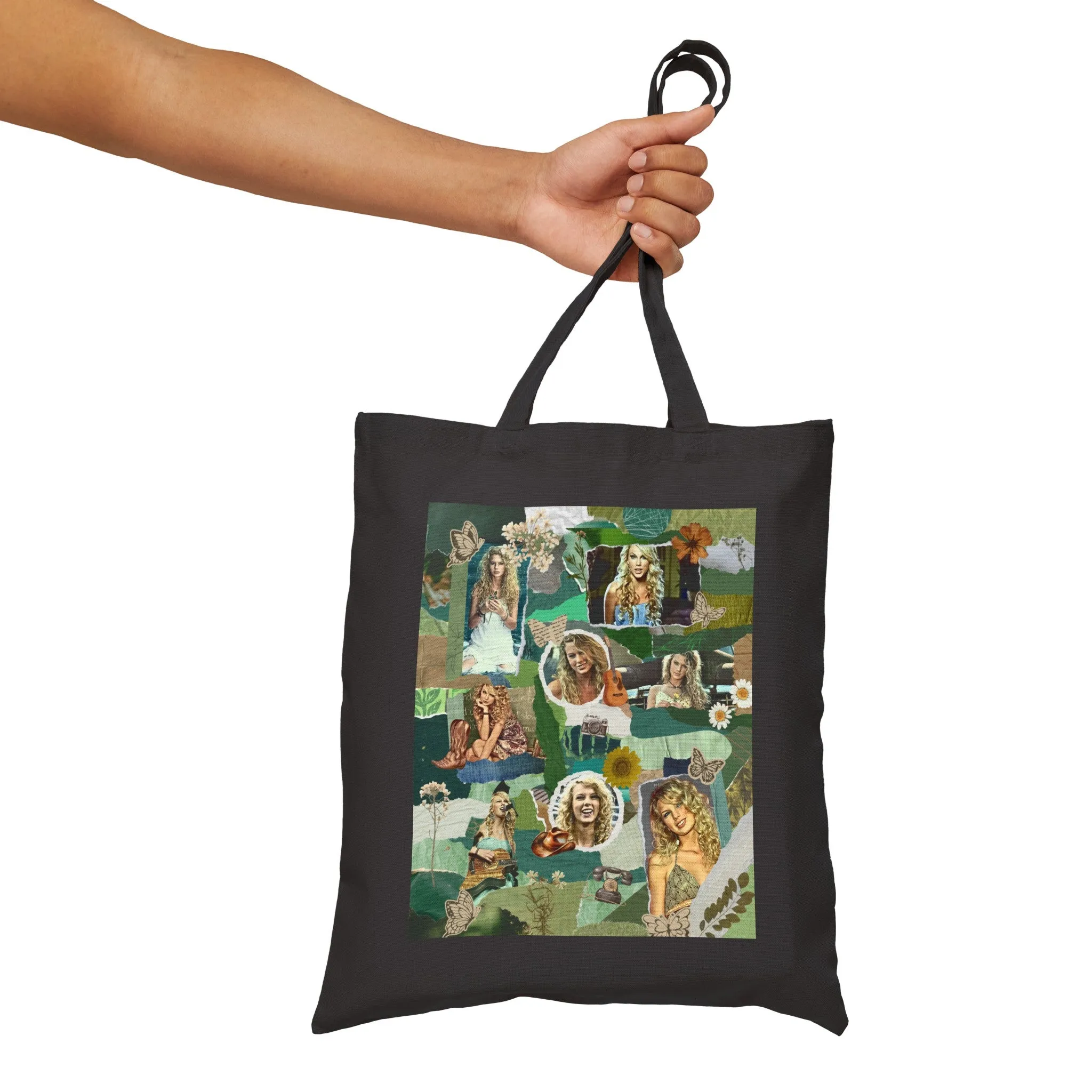 Debut Cotton Canvas Tote Bag sold by Rose Blush Studio product image thumbnail 3